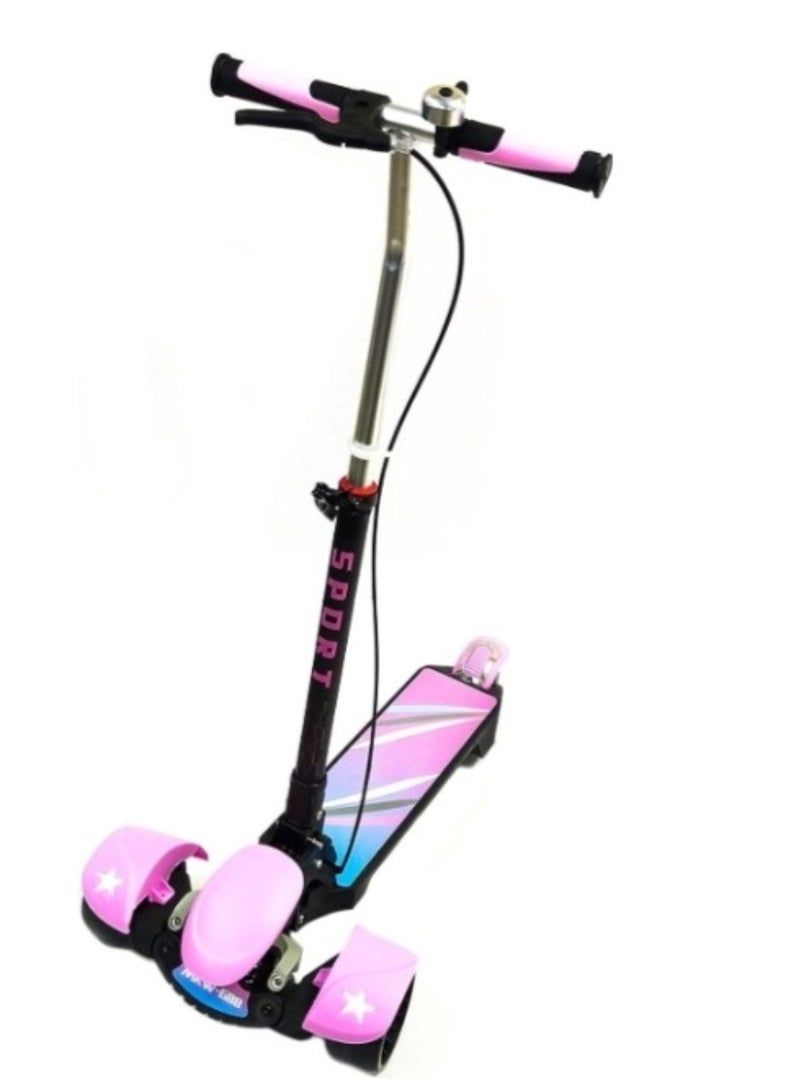3-Wheel Kick Scooter Fun and Safe Ride for Toddlers Pink