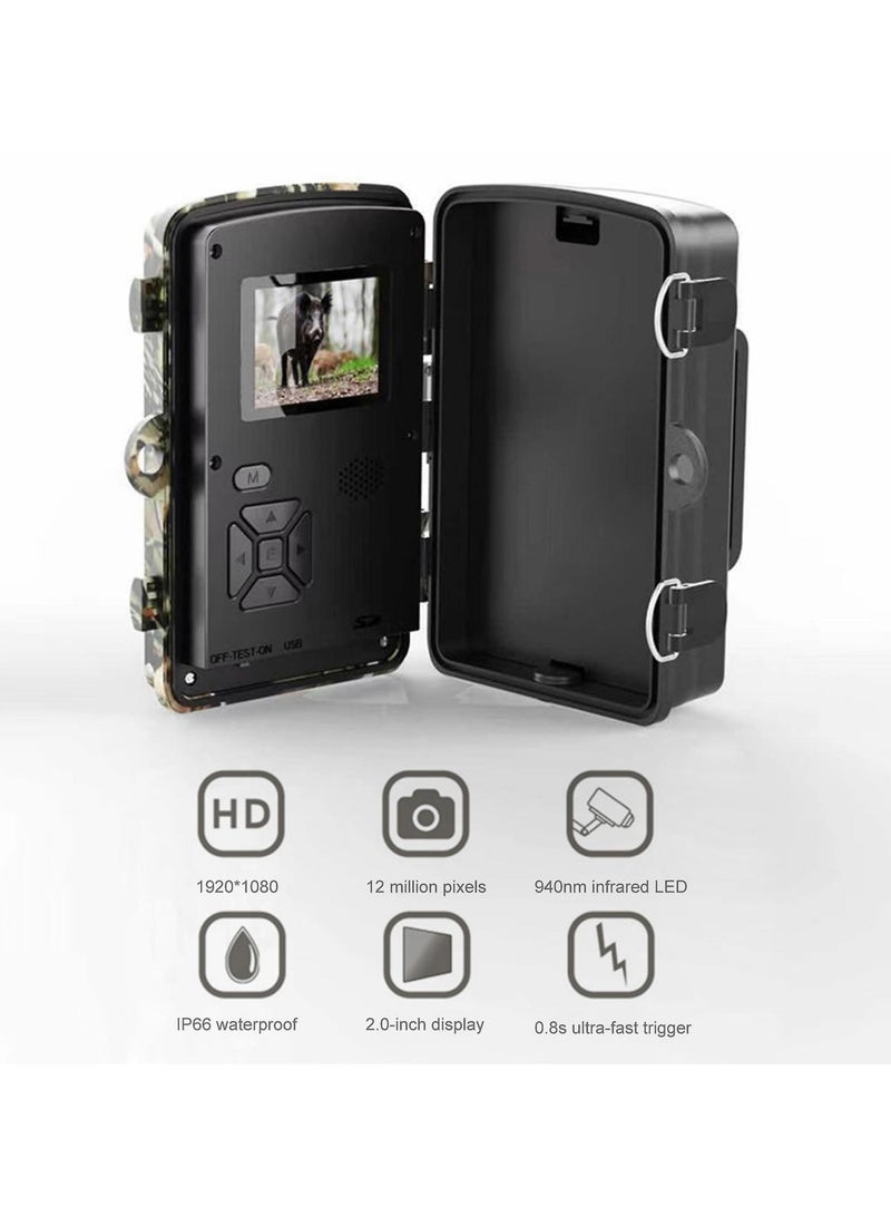 Outdoor camera HD waterproof infrared sensor surveillance tracking animal camera