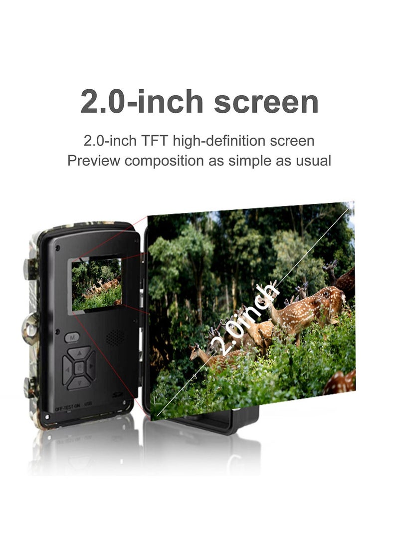 Outdoor camera HD waterproof infrared sensor surveillance tracking animal camera
