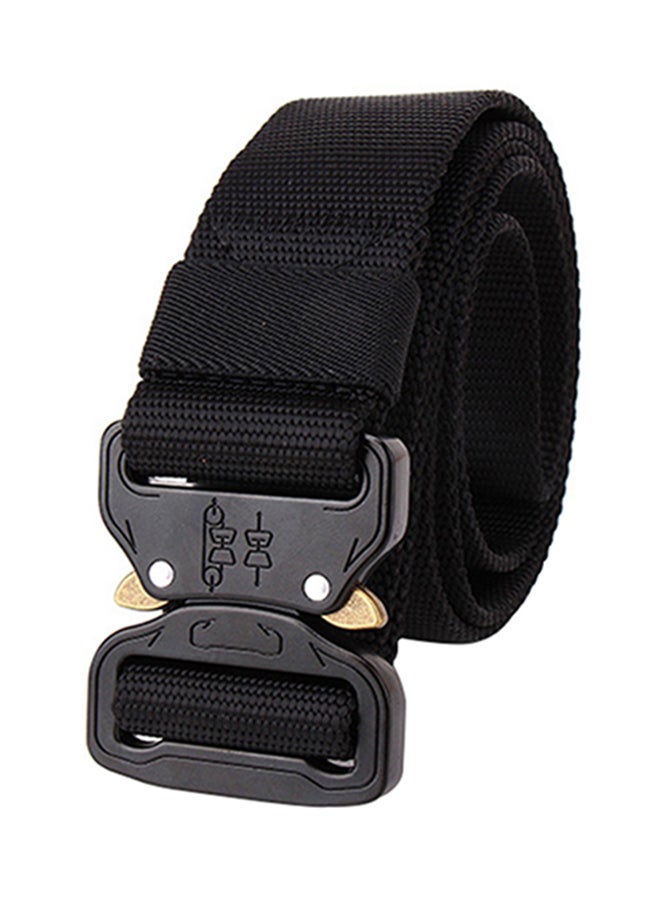 Quick-Release Military Belt Black