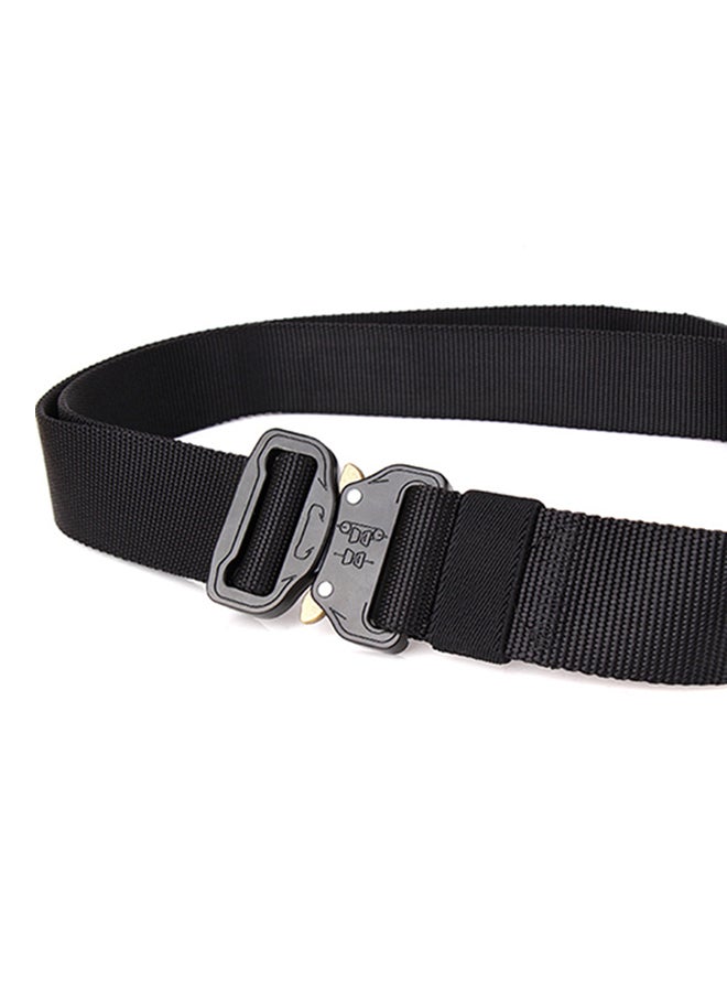 Quick-Release Military Belt Black