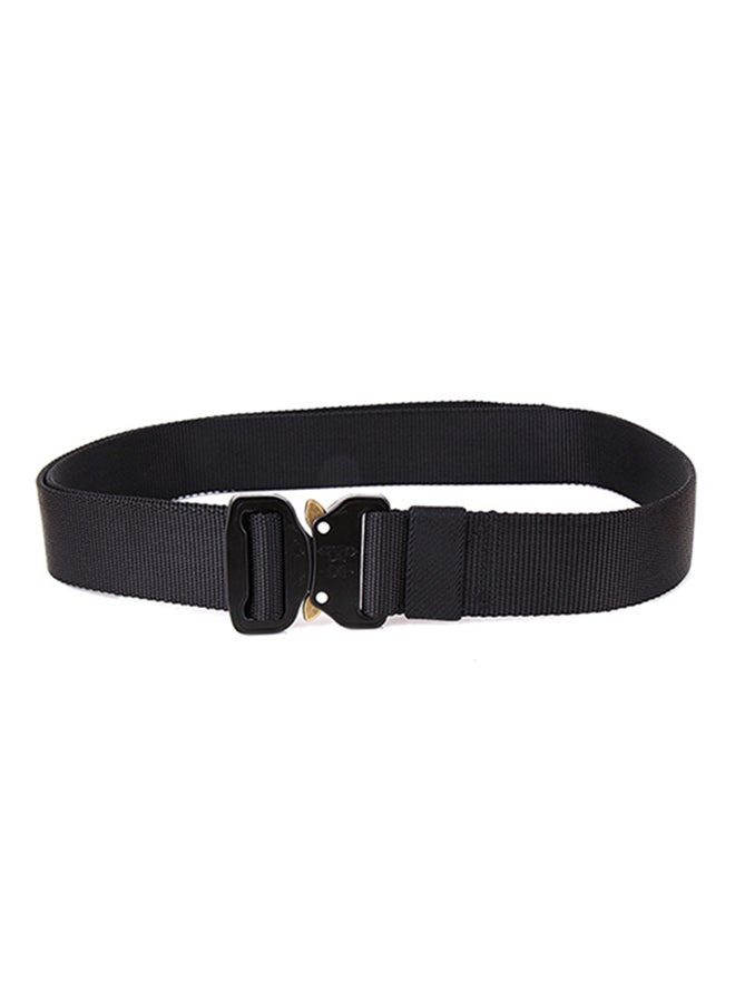 Quick-Release Military Belt Black