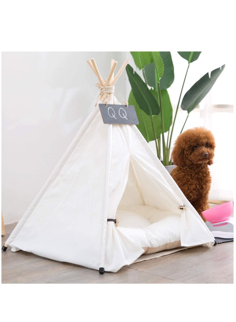 Pet nest, Portable Pet Tents for Small Dogs or Cats, Puppy Sweet Bed Washable Dog or Cat Houses with Cushion