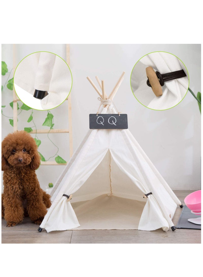 Pet nest, Portable Pet Tents for Small Dogs or Cats, Puppy Sweet Bed Washable Dog or Cat Houses with Cushion