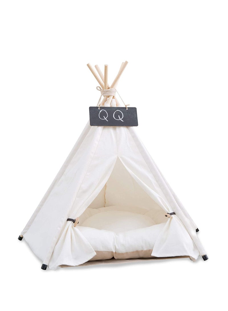 Pet nest, Portable Pet Tents for Small Dogs or Cats, Puppy Sweet Bed Washable Dog or Cat Houses with Cushion