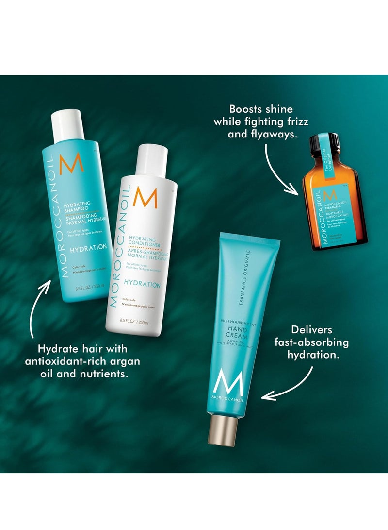 Moroccan Oil Luminous Wonders HYDRATION Set With Travel Bag Kit
