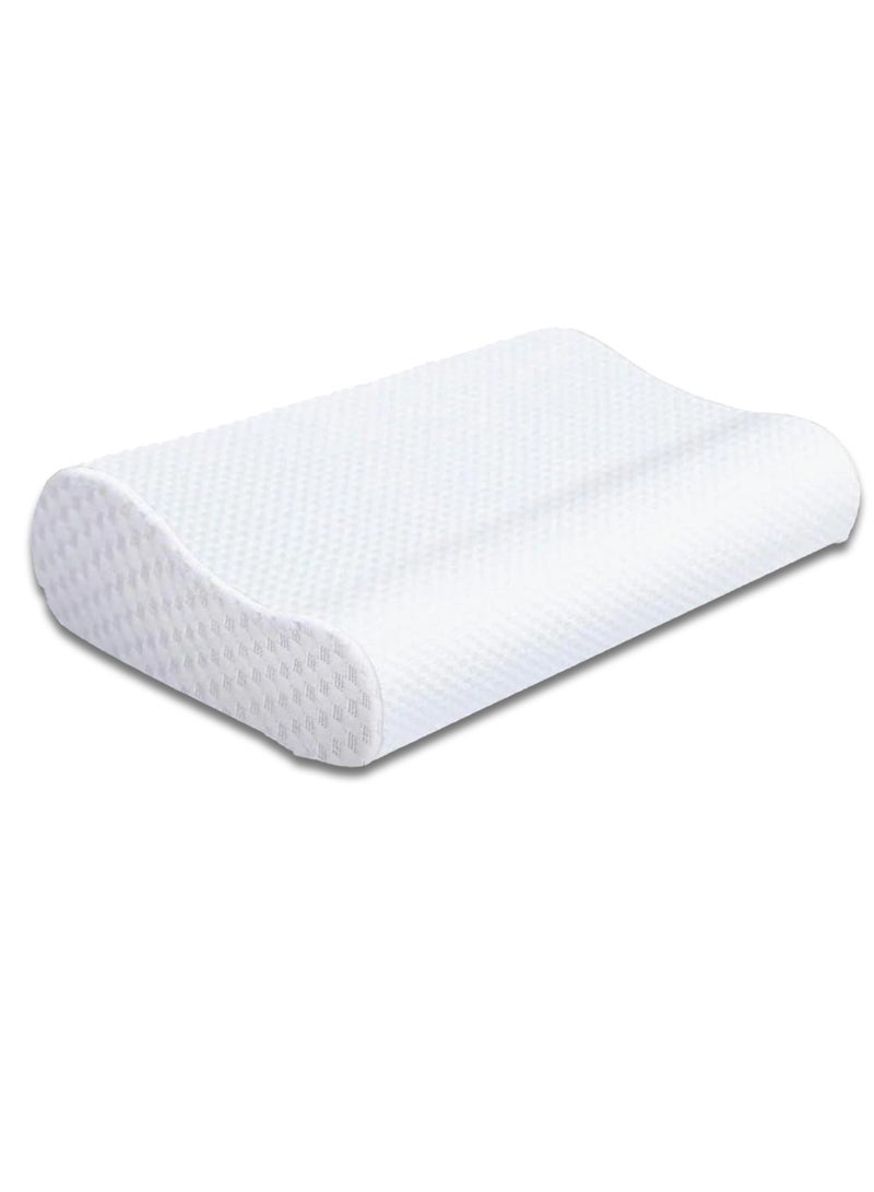 Memory Foam Pillow Cervical Pillow For Neck Pain Anti Snoring Medium Firm Orthopedic Pillow With Washable Cover 60x35 cm 11-9 cm height
