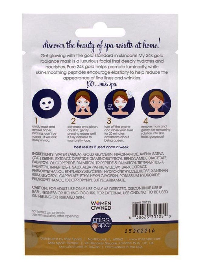 24K Gold Facial Sheet Mask 25grams
