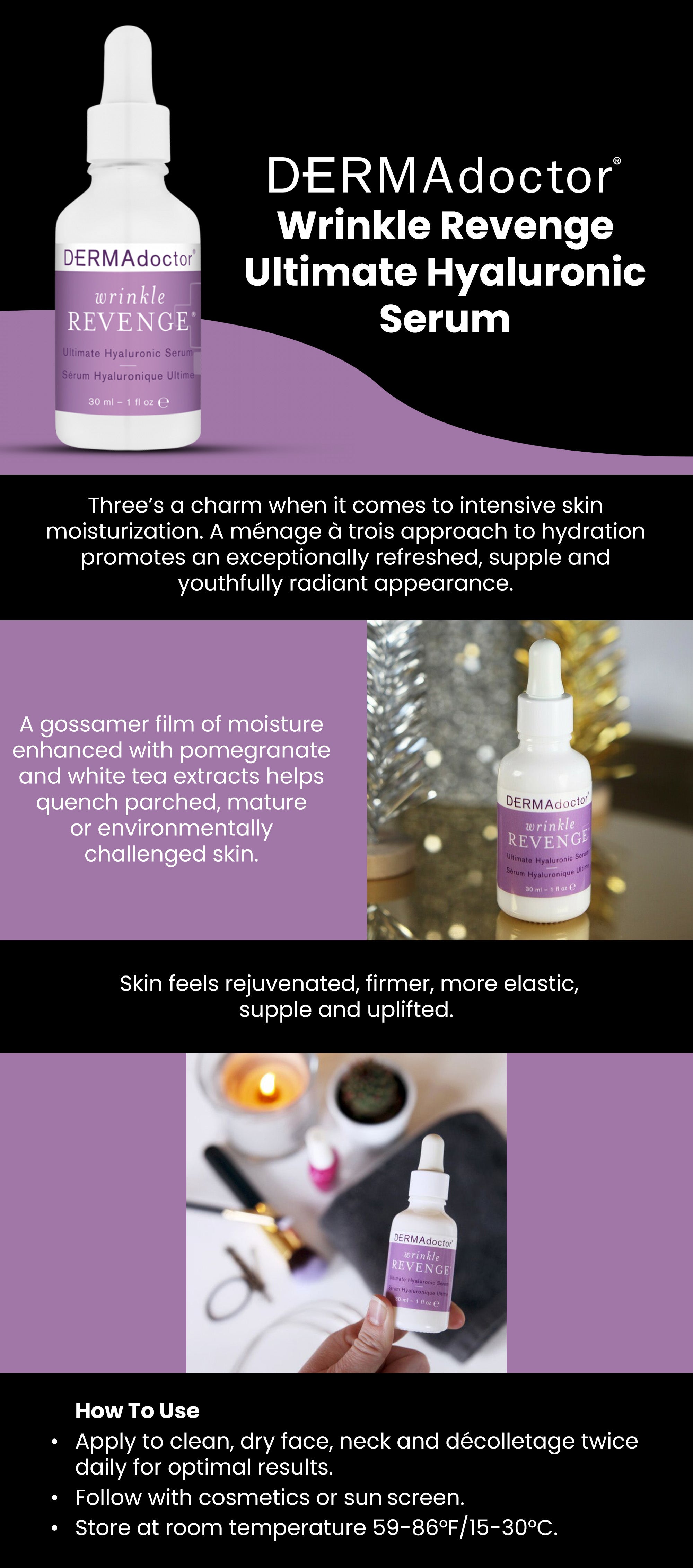 Wrinkle Revenge Ultimate Hyaluronic Serum 30ml