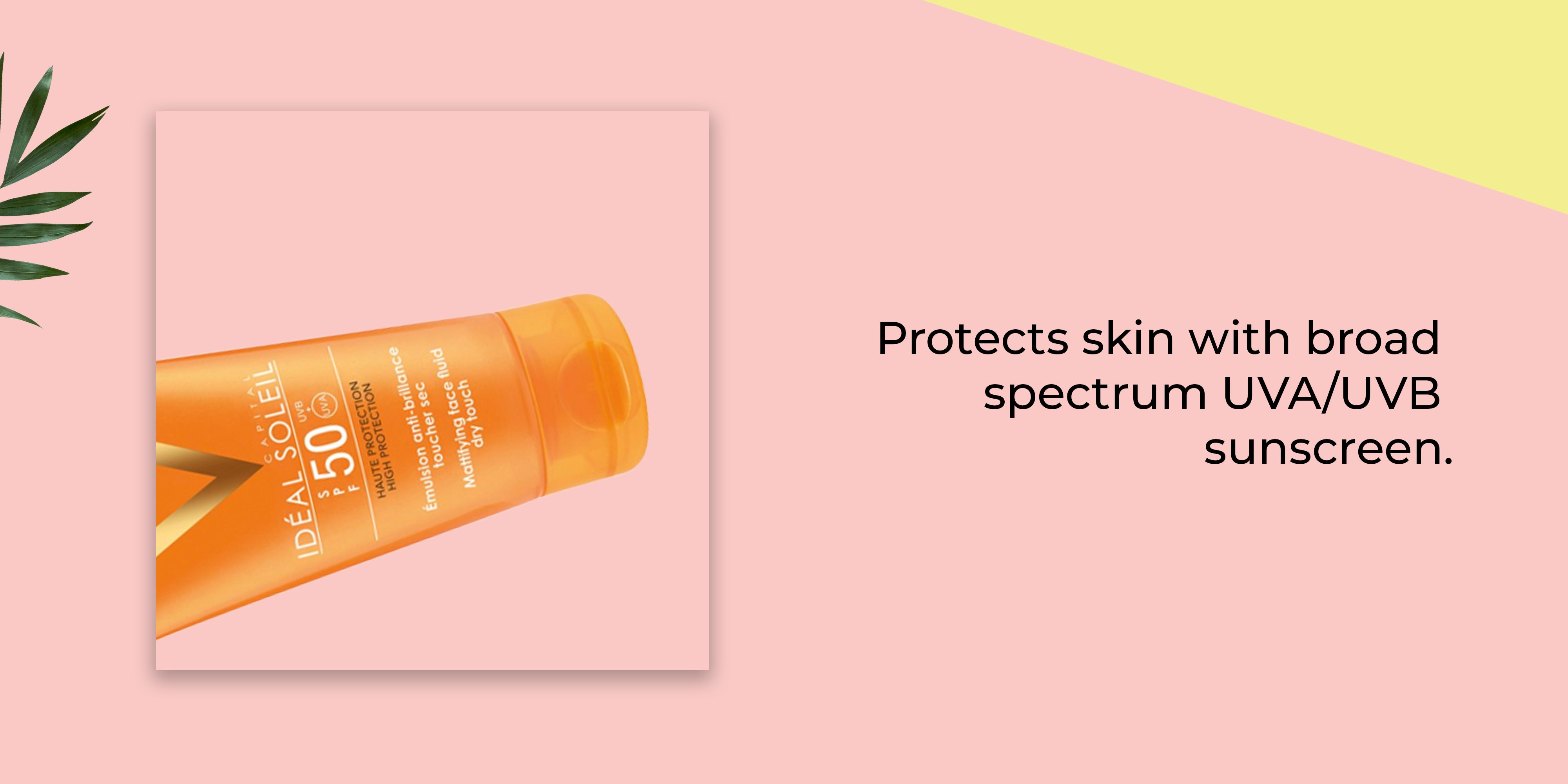 Capital Soleil Dry Touch Anti Shine Sunscreen for Combination to Oily Skin SPF50 50ml