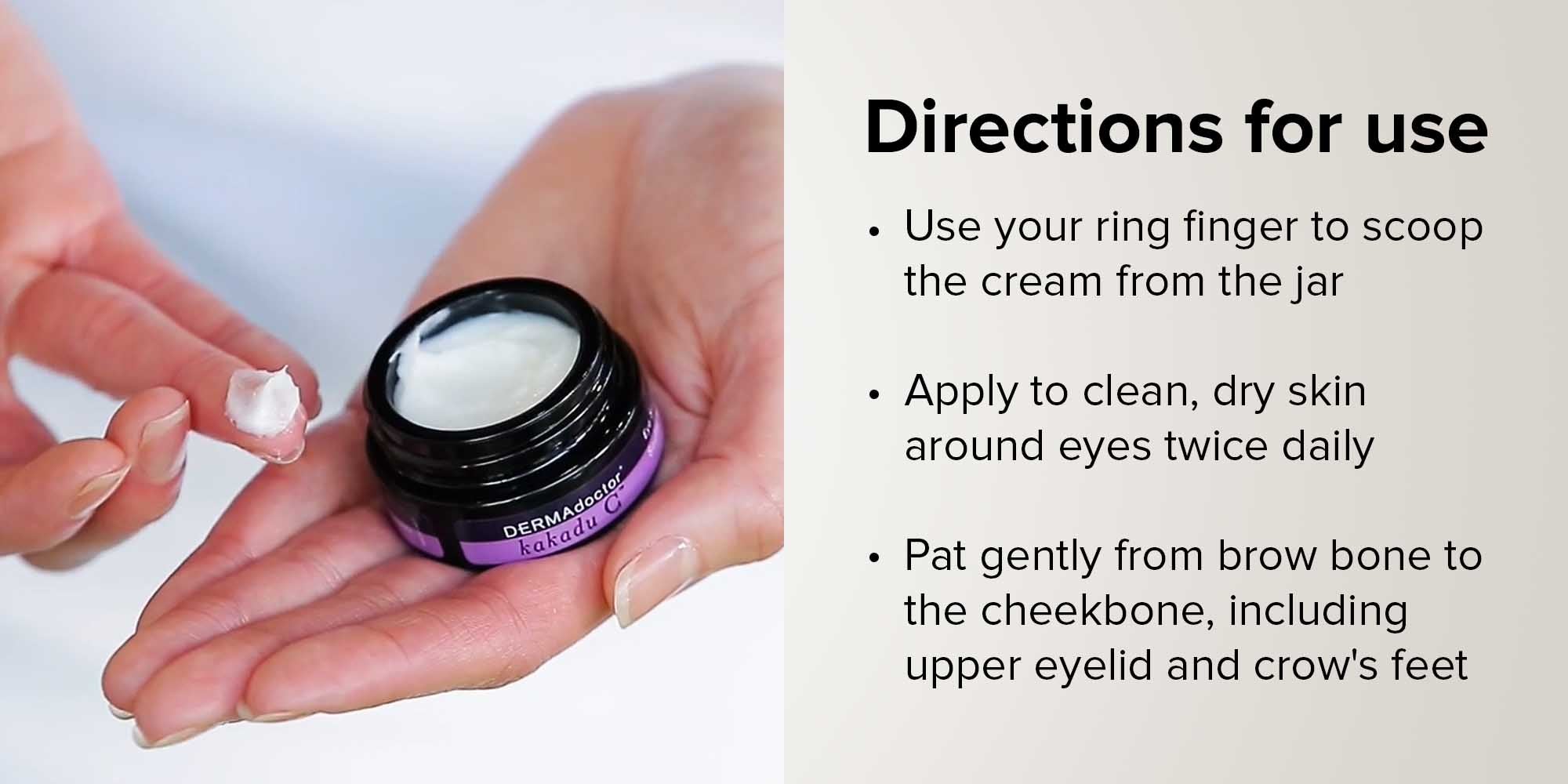 Kakadu C Eye Cream Black 15ml