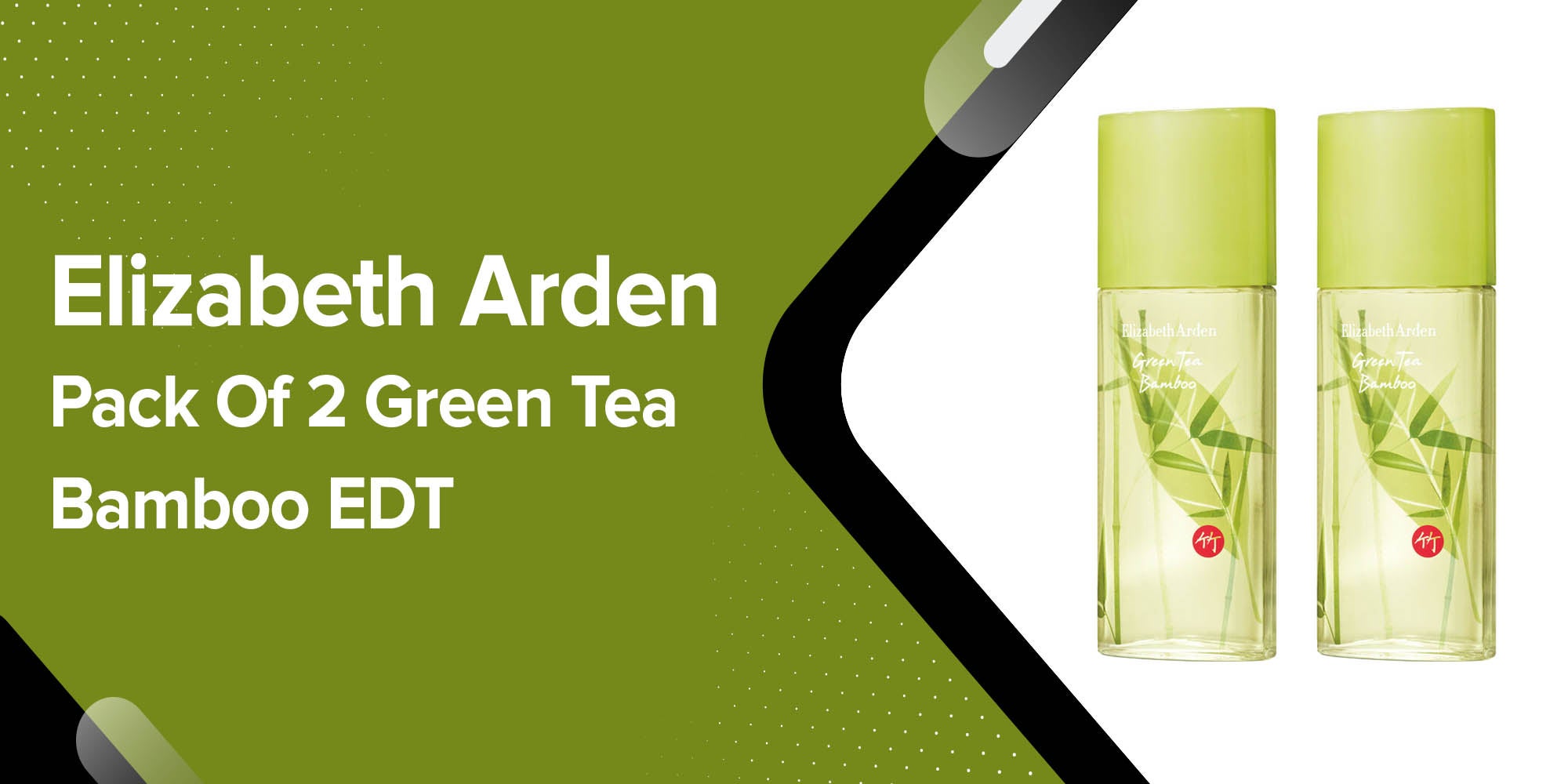 Pack Of 2 Green Tea Bamboo EDT 2x100ml