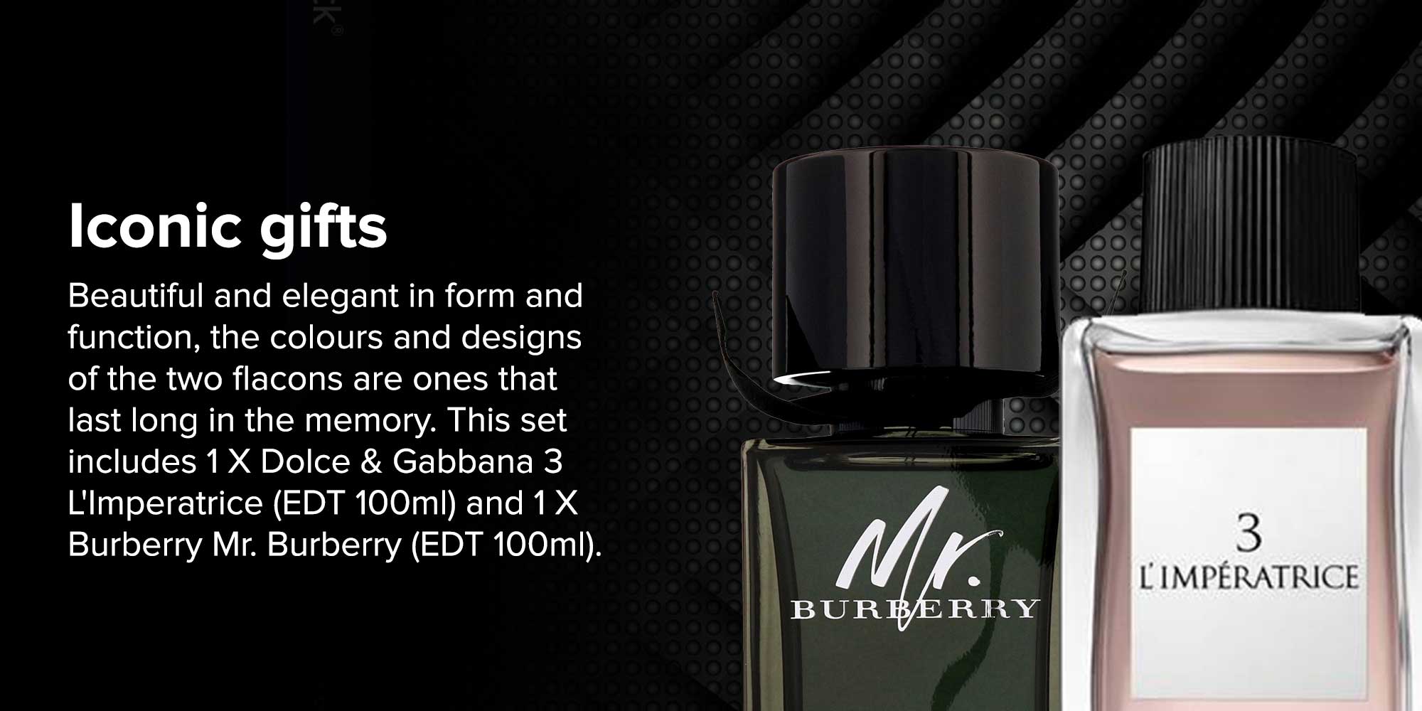 3 L'Imperatrice And Burberry Mr. Burberry Gift Set 3 L'Imperatrice 1x100, Mr. Burberry 1x100ml