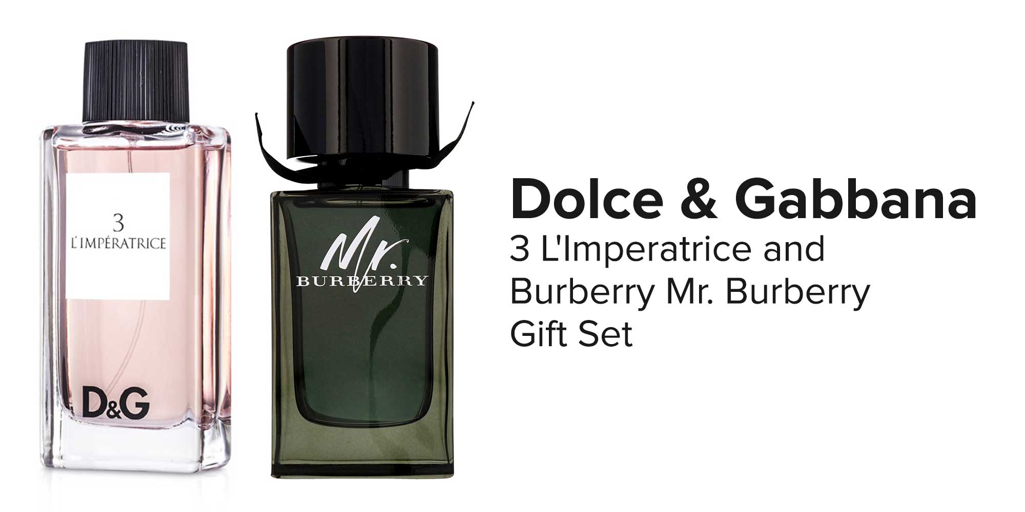 3 L'Imperatrice And Burberry Mr. Burberry Gift Set 3 L'Imperatrice 1x100, Mr. Burberry 1x100ml