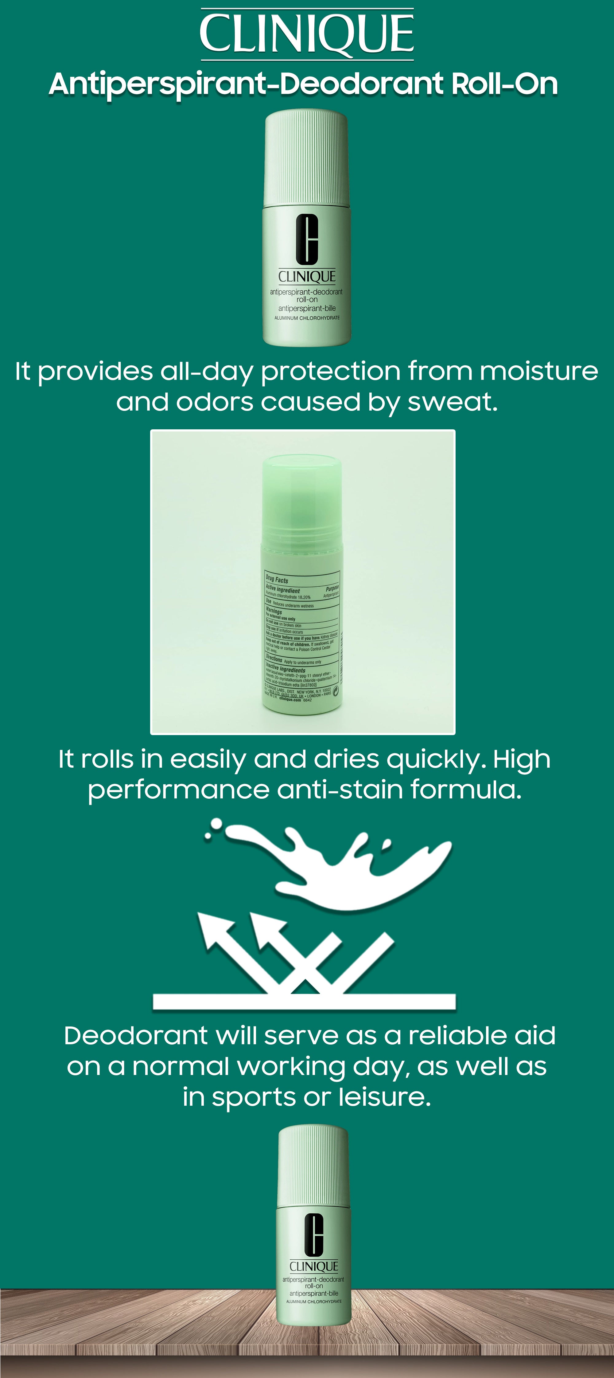 Antiperspirant-Deodorant Roll-On 75ml