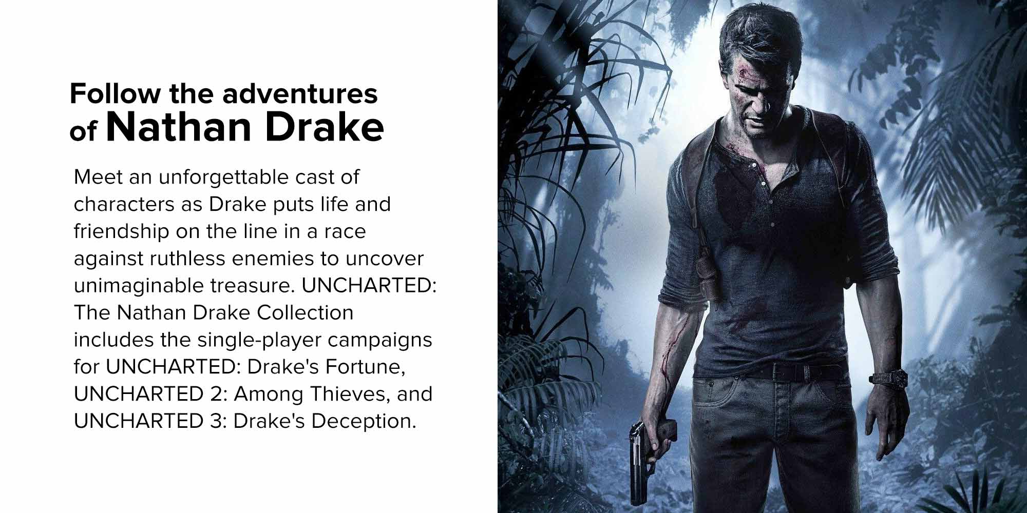 Uncharted: The Nathan Drake Collection (Intl Version) - Role Playing - PlayStation 4 (PS4)