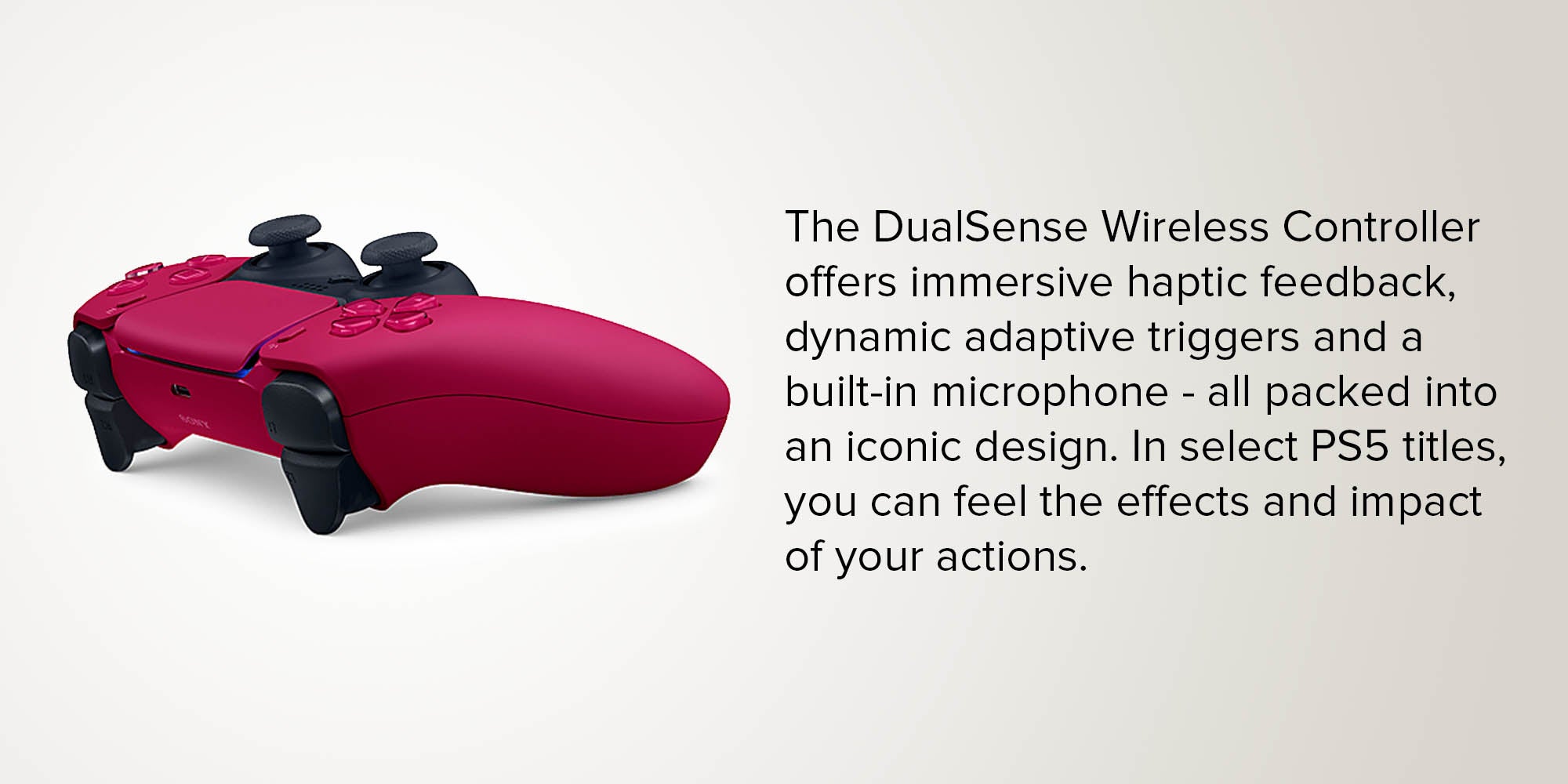 DualSense Wireless Controller For PlayStation 5 - Cosmic Red