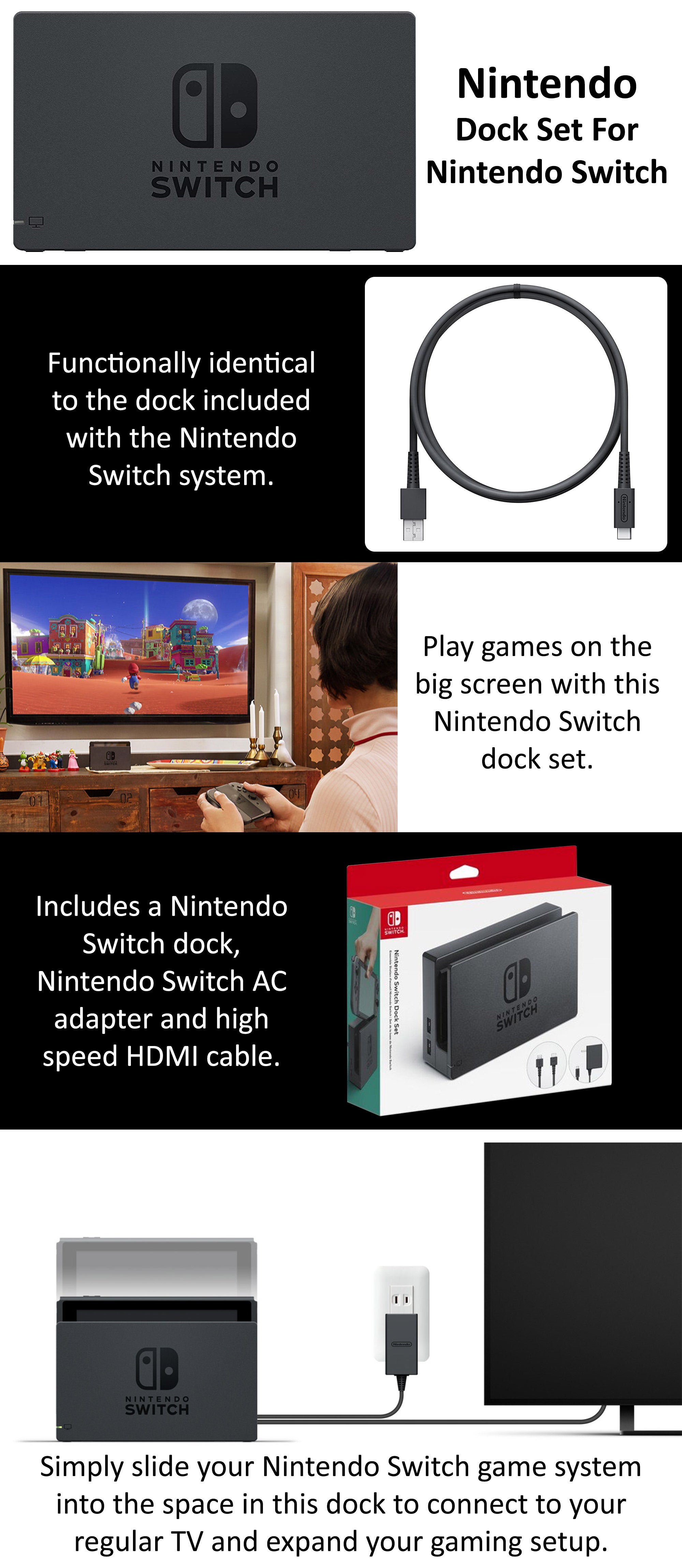 Wired Dock Set For Nintendo Switch