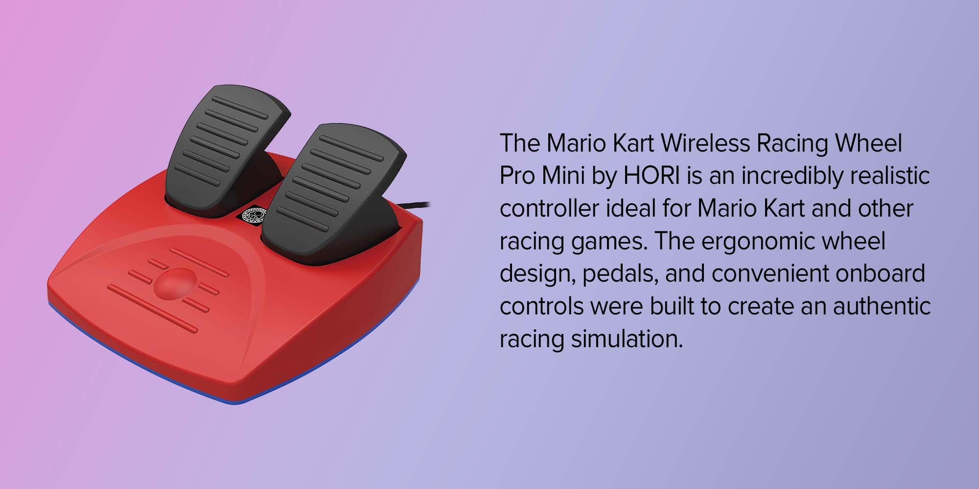 Mario Kart Wireless Racing Wheel Pro Mini For Nintendo Switch