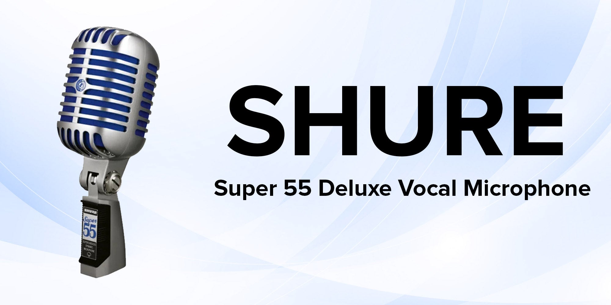 Super 55 Deluxe Vocal Microphone 2724298622901 Silver