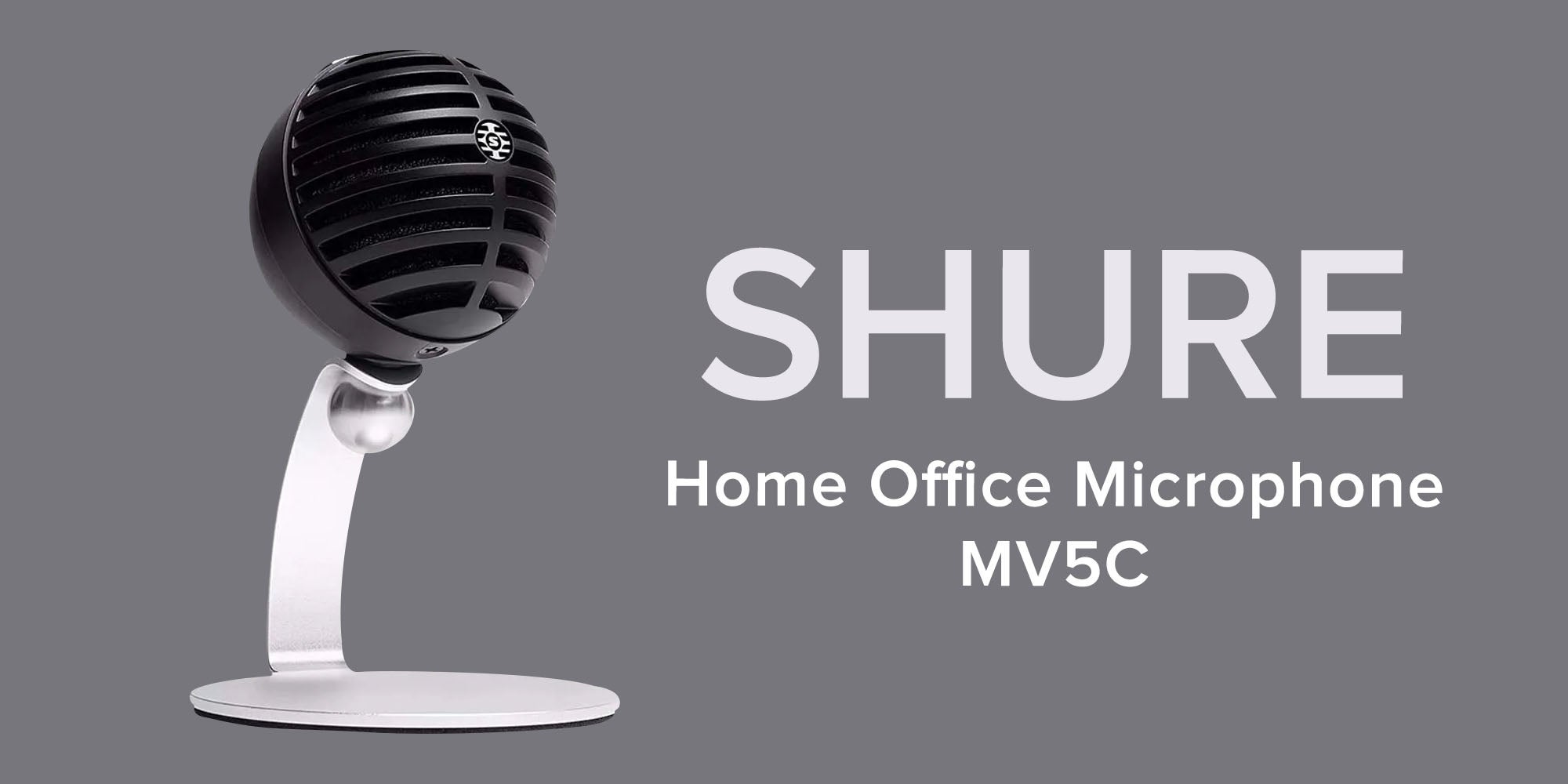 Home Office Microphone MV5C-USB Black