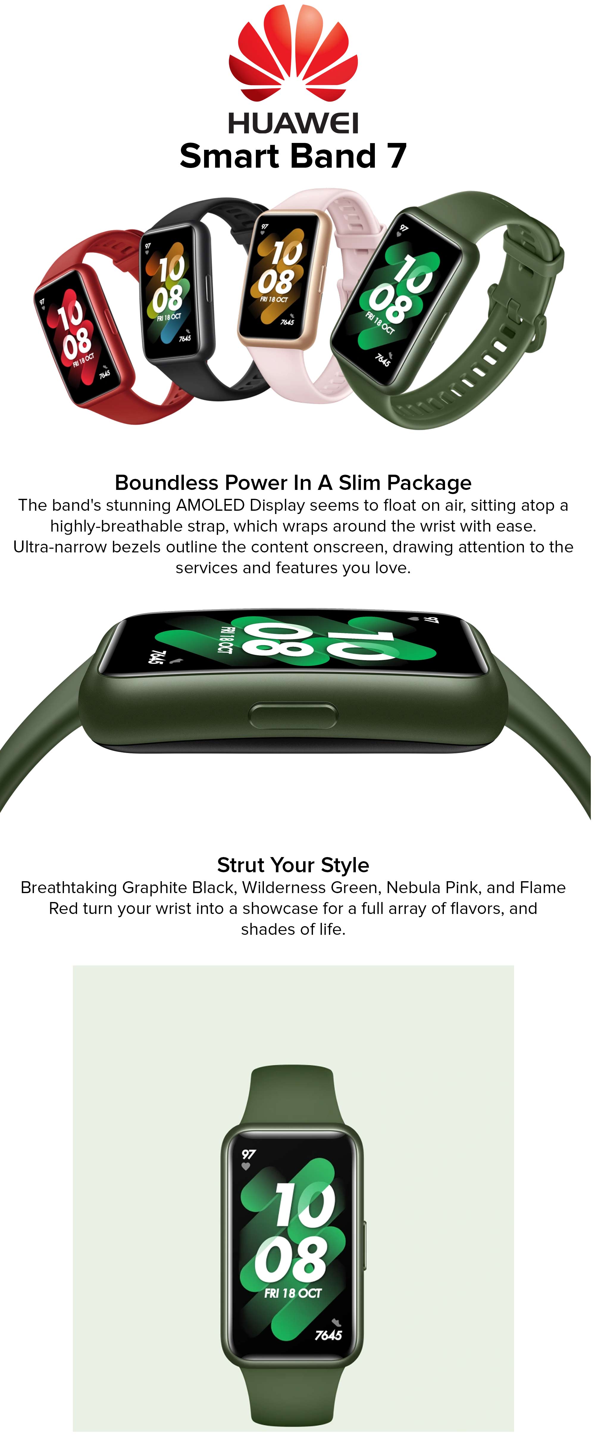 Smart Band 7 Wilderness Green