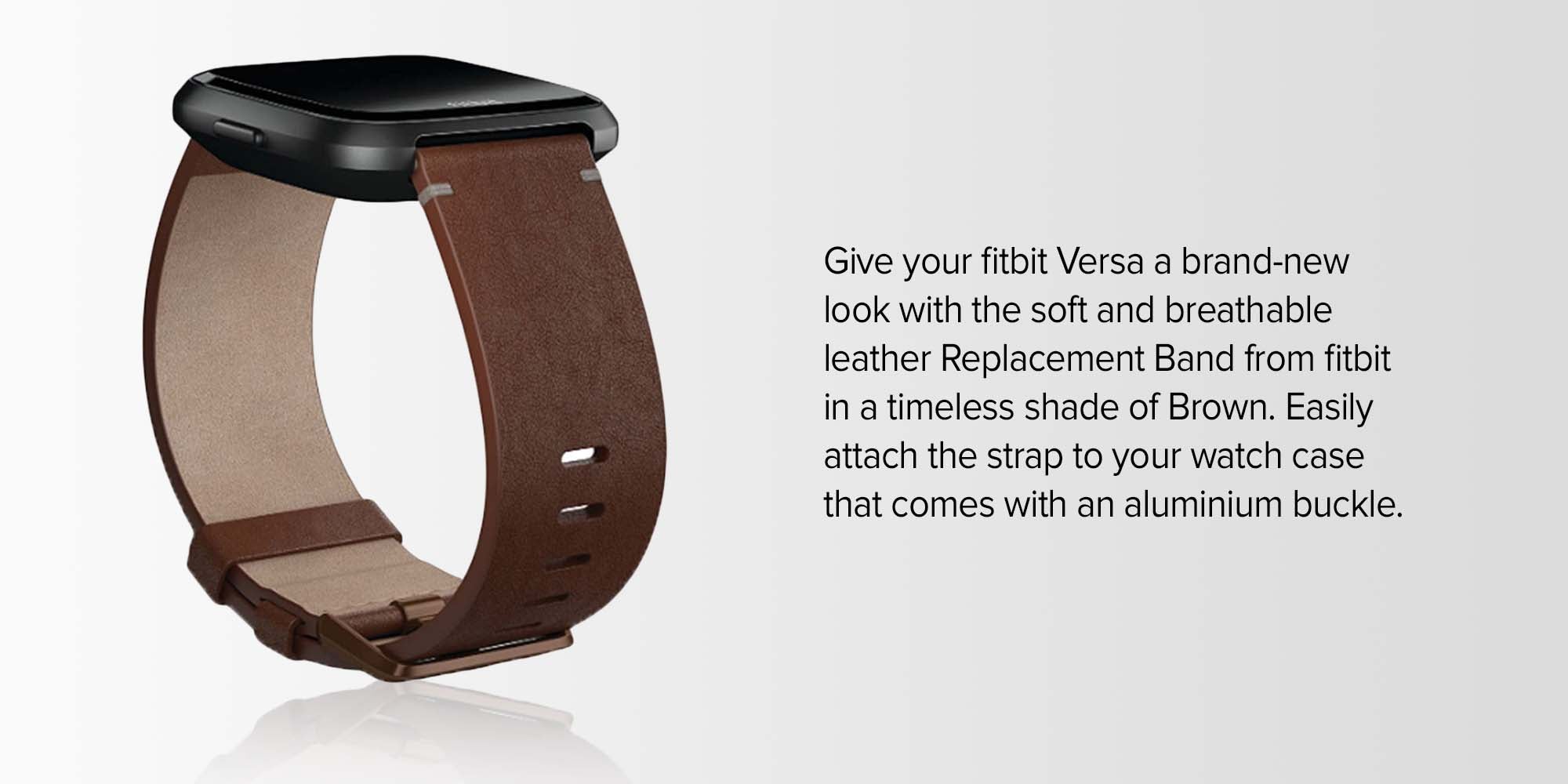 Replacement Band For Fitbit Versa - Small Cognac Small Cognac