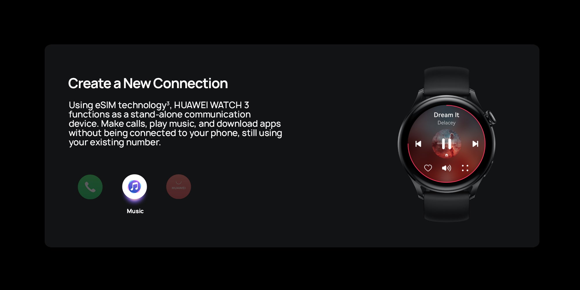 Watch 3 Classic 4G SmartWatch eSIM Cellular All-day SpO2 monitoring Stainless Steel Brown 3-Classic