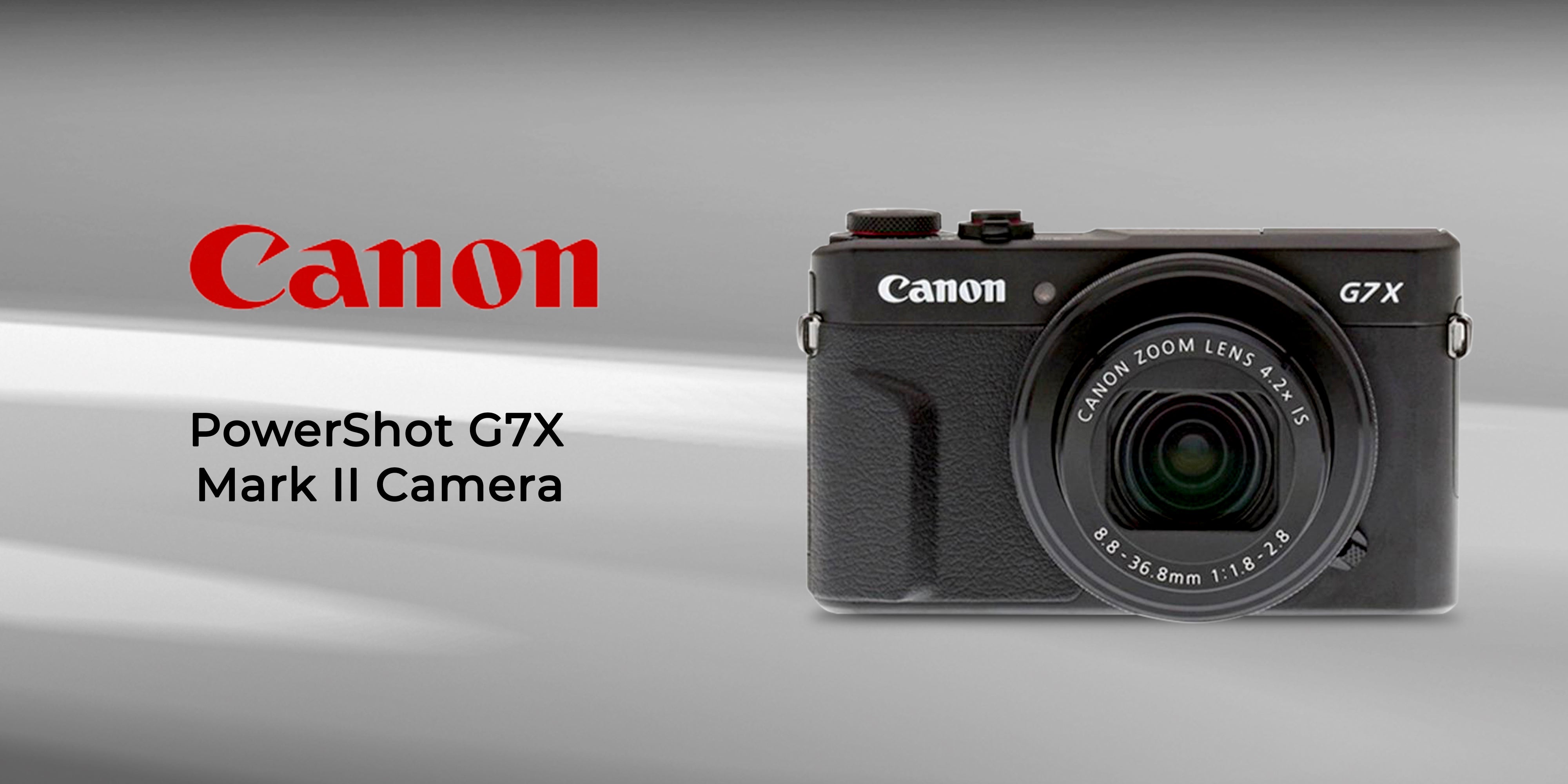 PowerShot G7 X Mark II Point And Shoot Camera 20.1MP 4.2x Zoom With Tilt Touchscreen, Built-In Wi-Fi And NFC Black