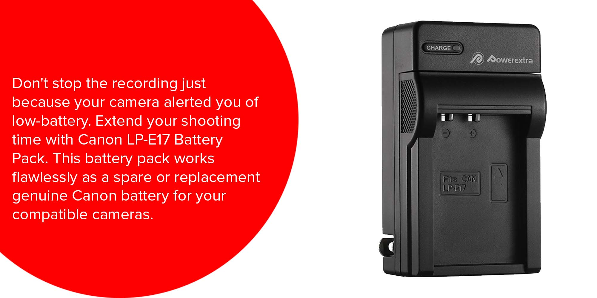 1040.0 mAh Rechargeable Lithium Ion Battery Pack For EOS750D Black