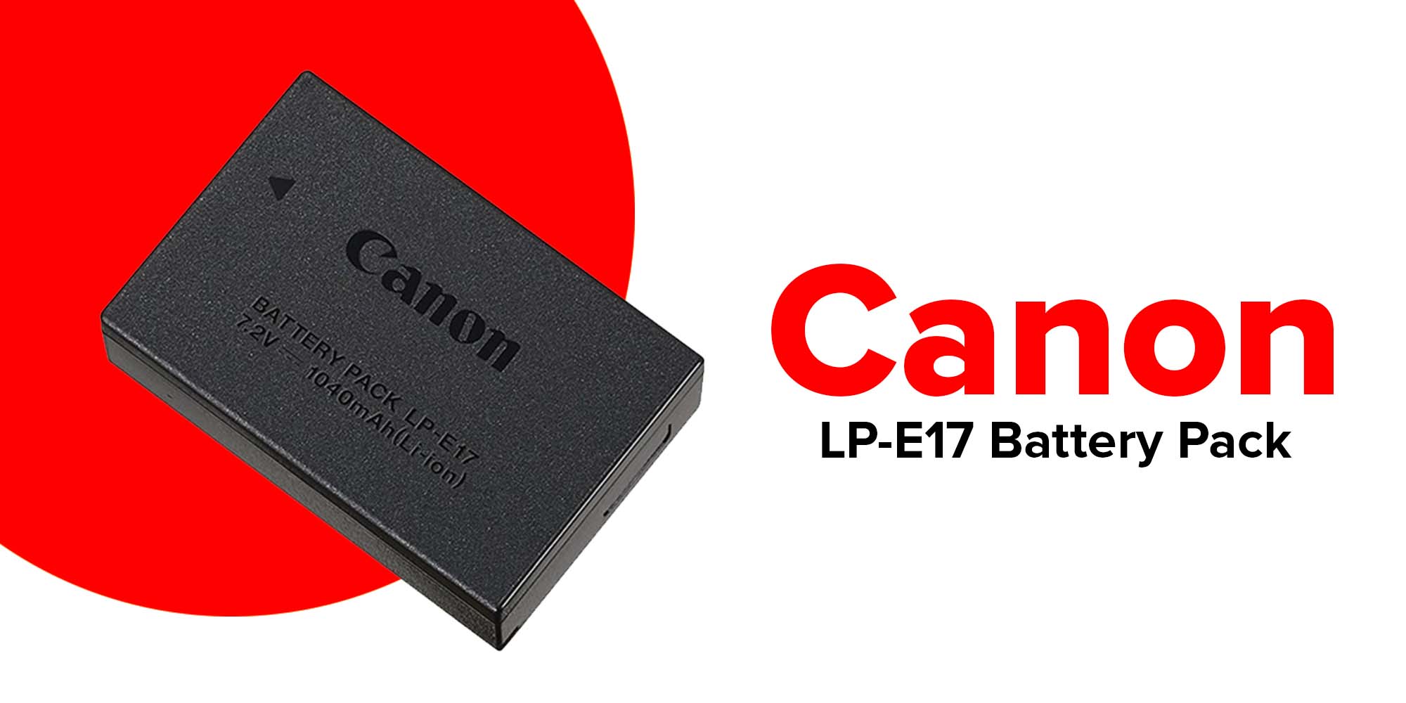 1040.0 mAh Rechargeable Lithium Ion Battery Pack For EOS750D Black