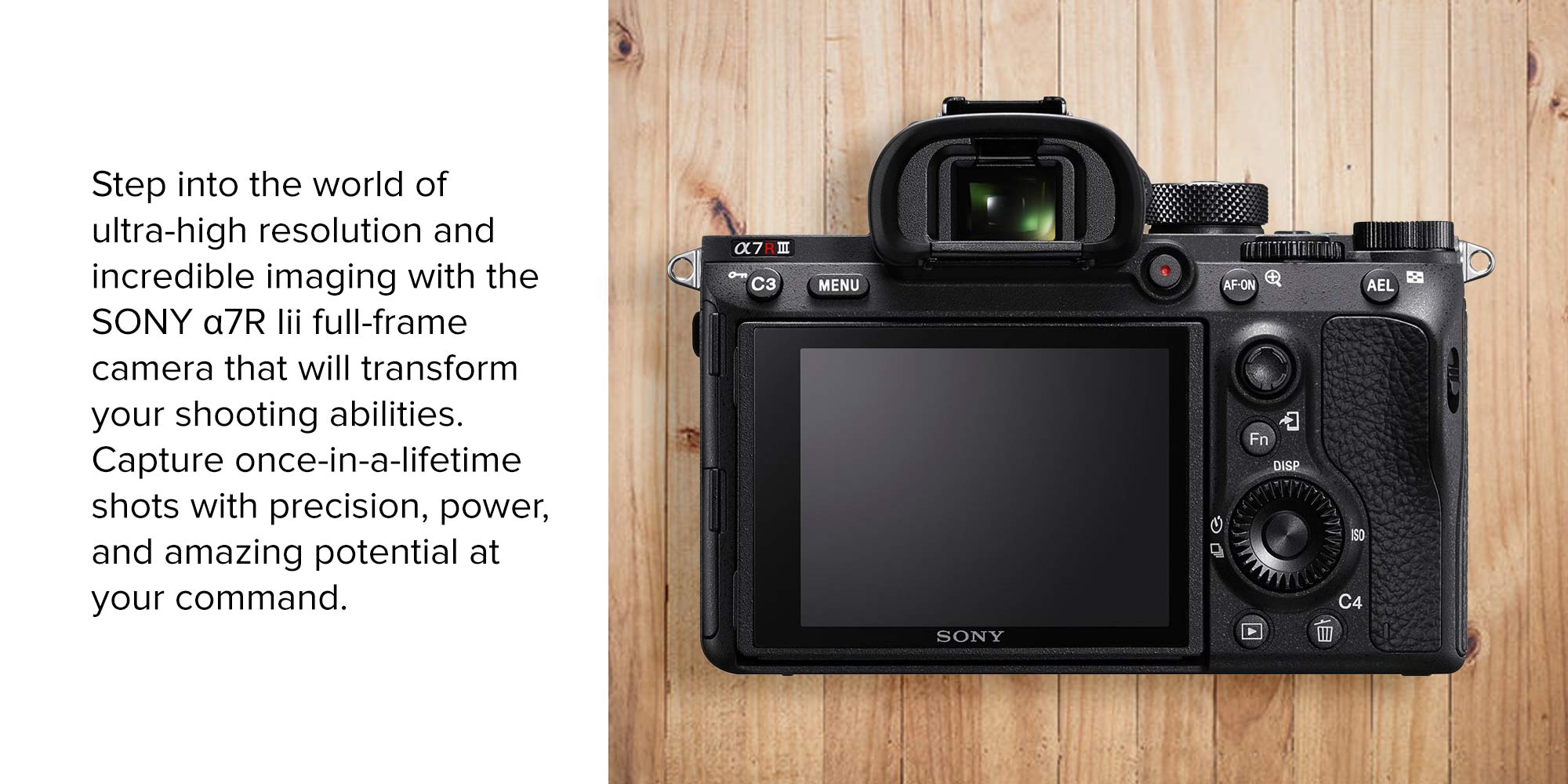 α7R Iii 35mm Full-Frame Camera Black