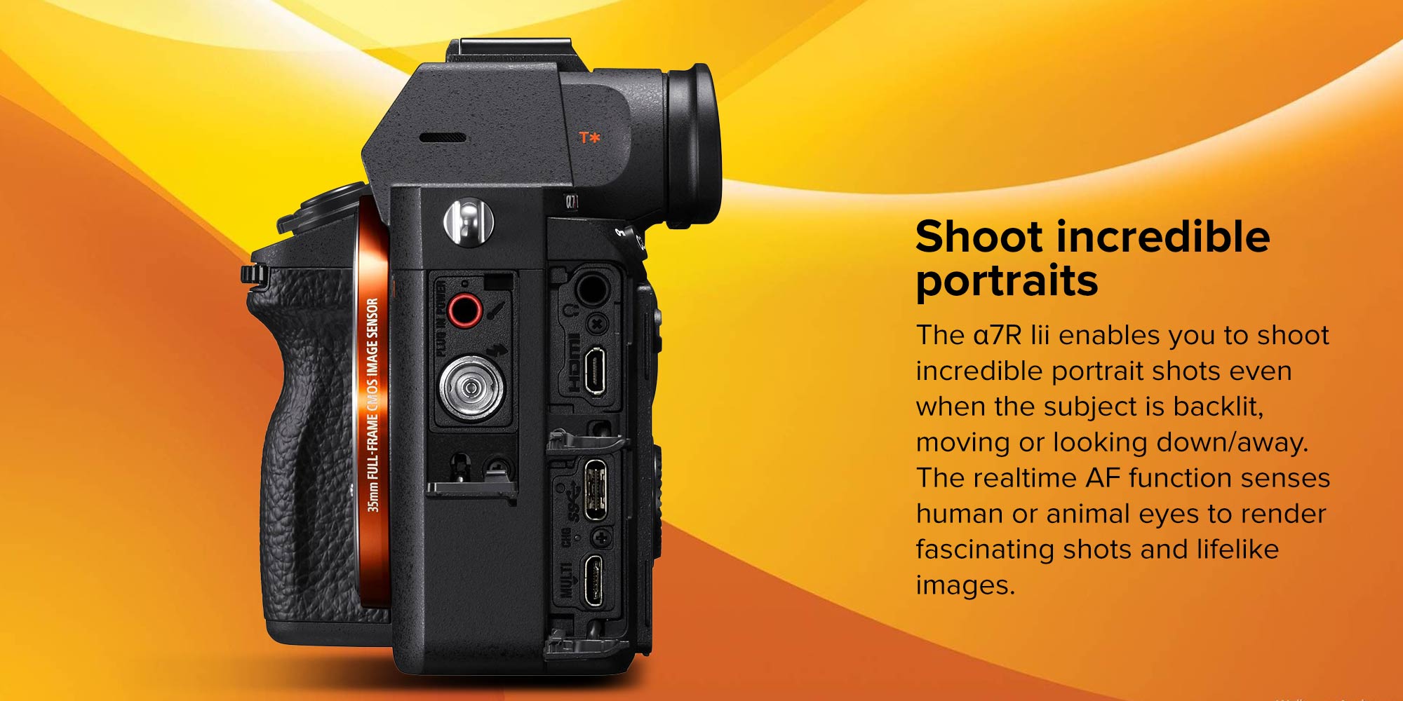 α7R Iii 35mm Full-Frame Camera Black