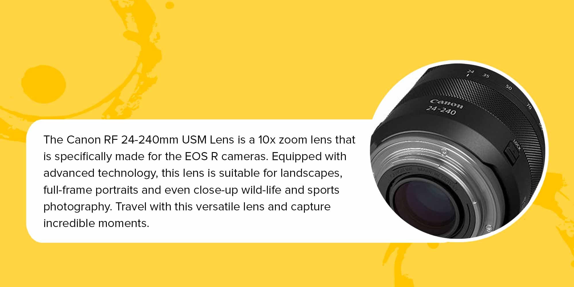 RF 24-240mm F4-6.3 IS USM Lens Black