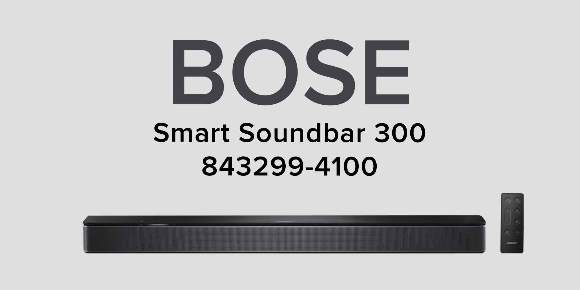Smart Soundbar 300 Single Blk 230V UK 843299-4100 Black
