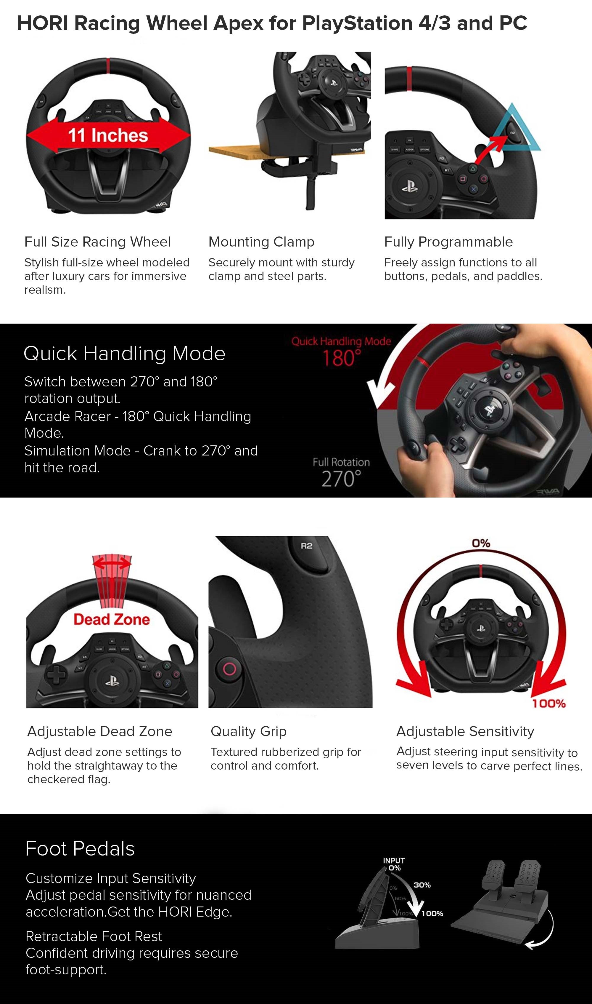 Apex Wired Racing Wheel