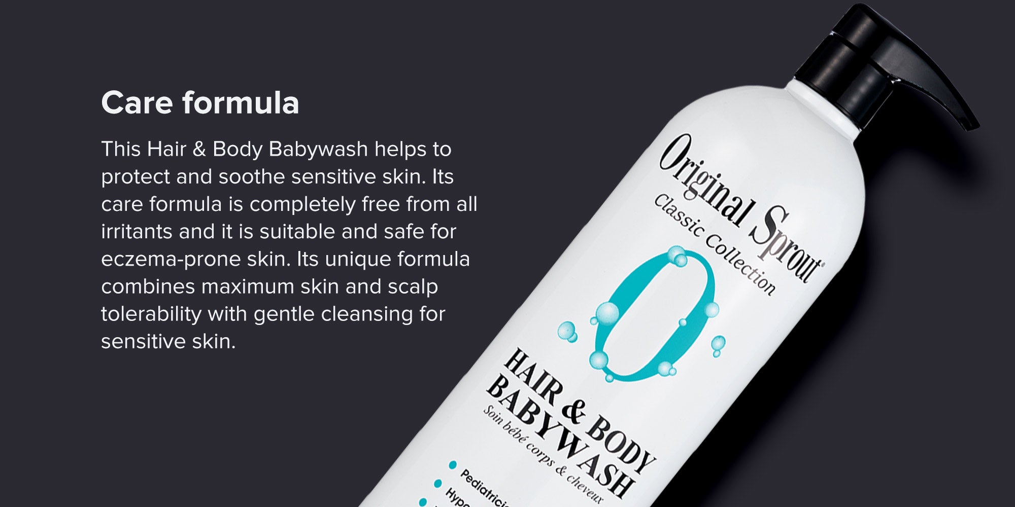 Hair And Body Wash With Non Irritating Formula