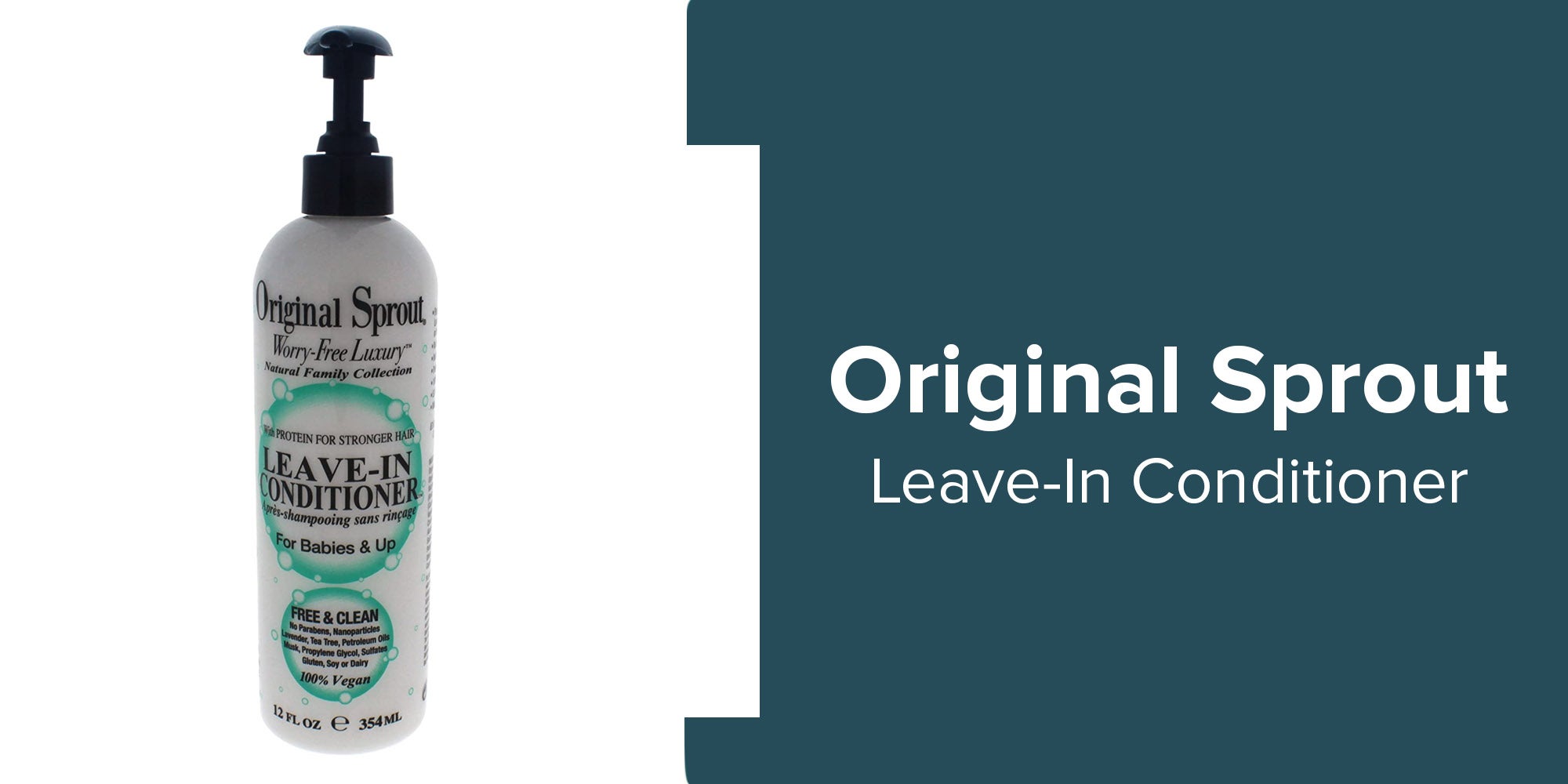 Leave-In Conditioner, Hypoallergic and Non Irritating Formula - 354 ml