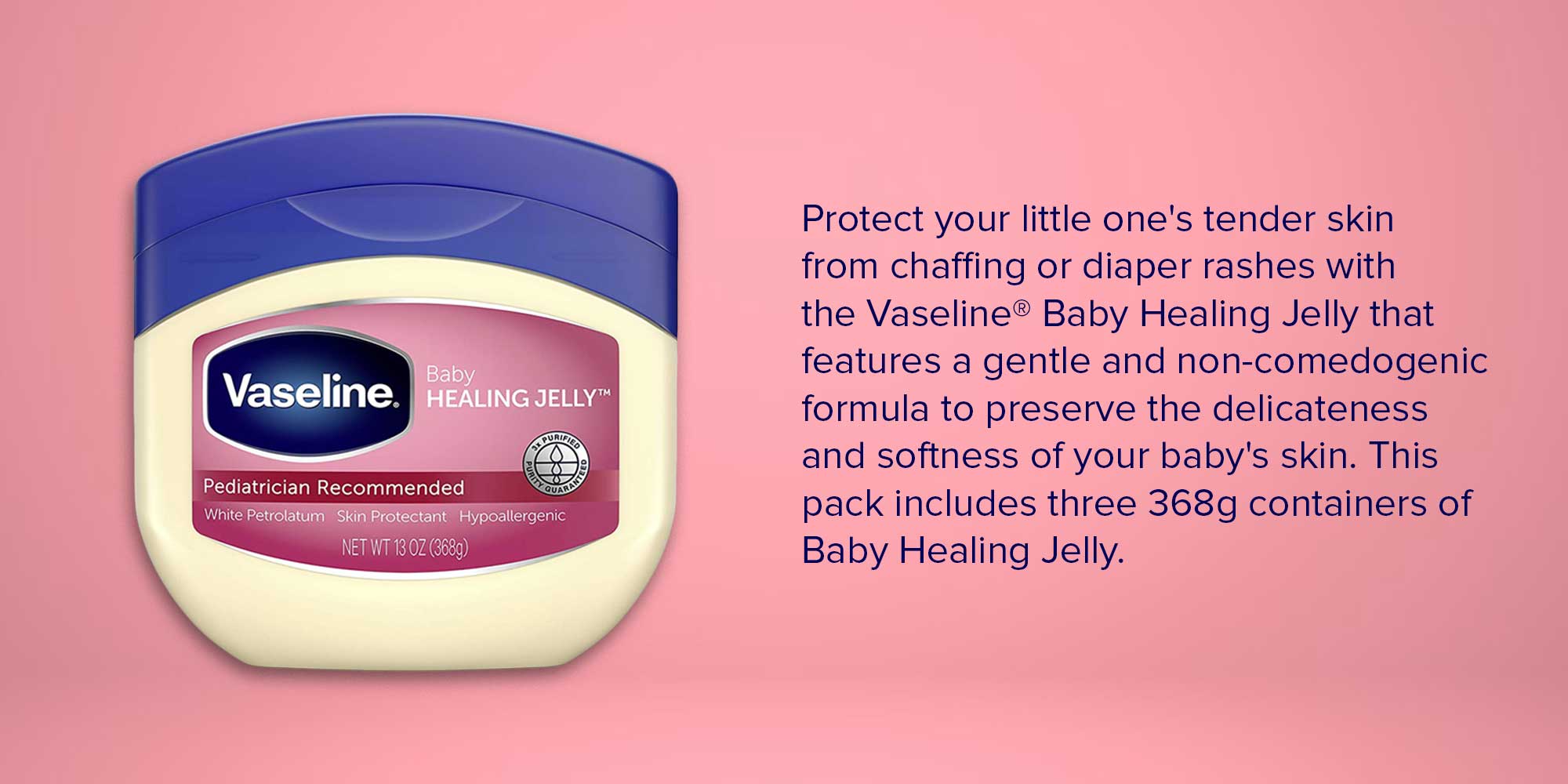 Pack Of 3 Baby Healing Jelly, 368g