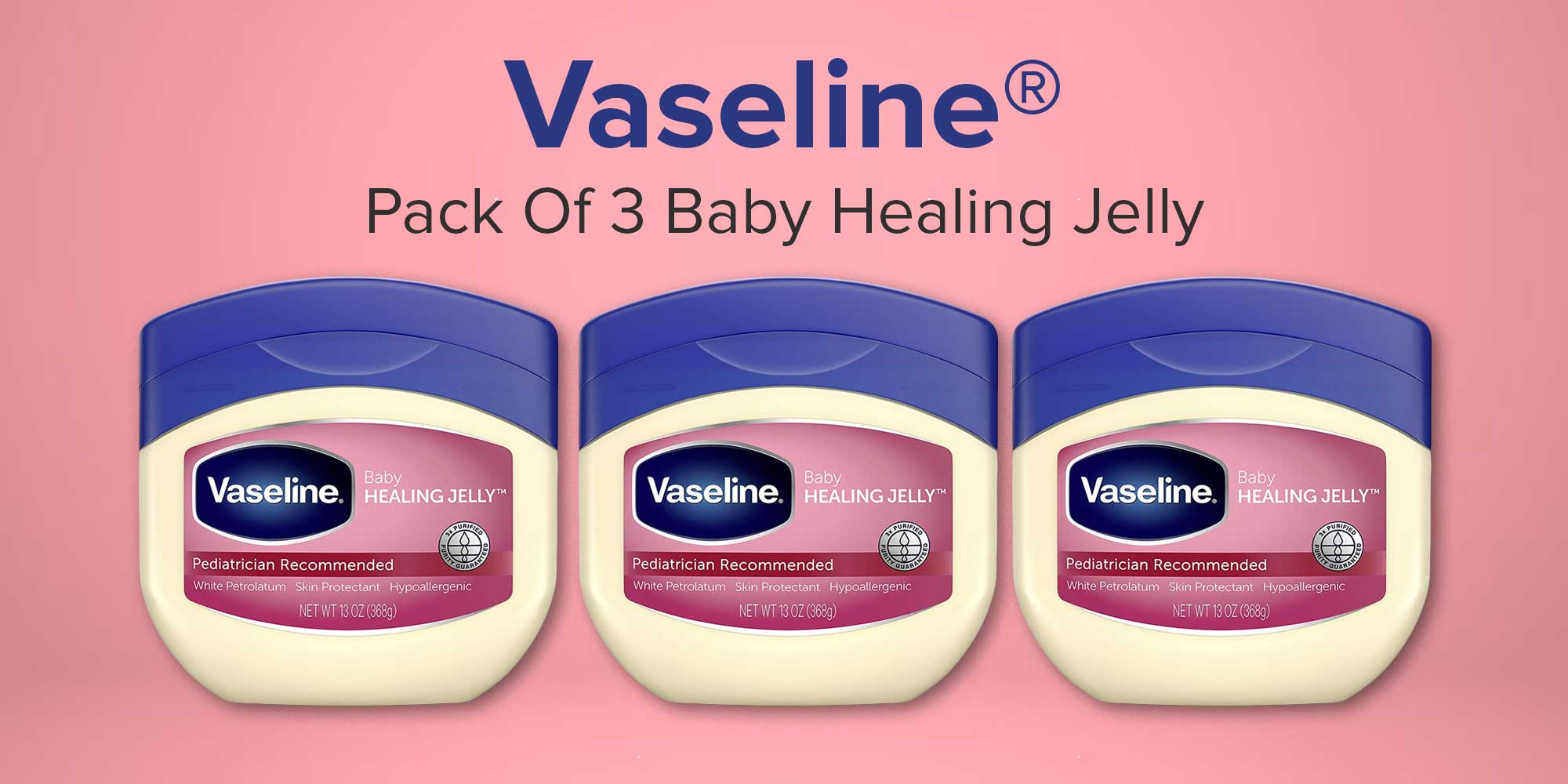 Pack Of 3 Baby Healing Jelly, 368g