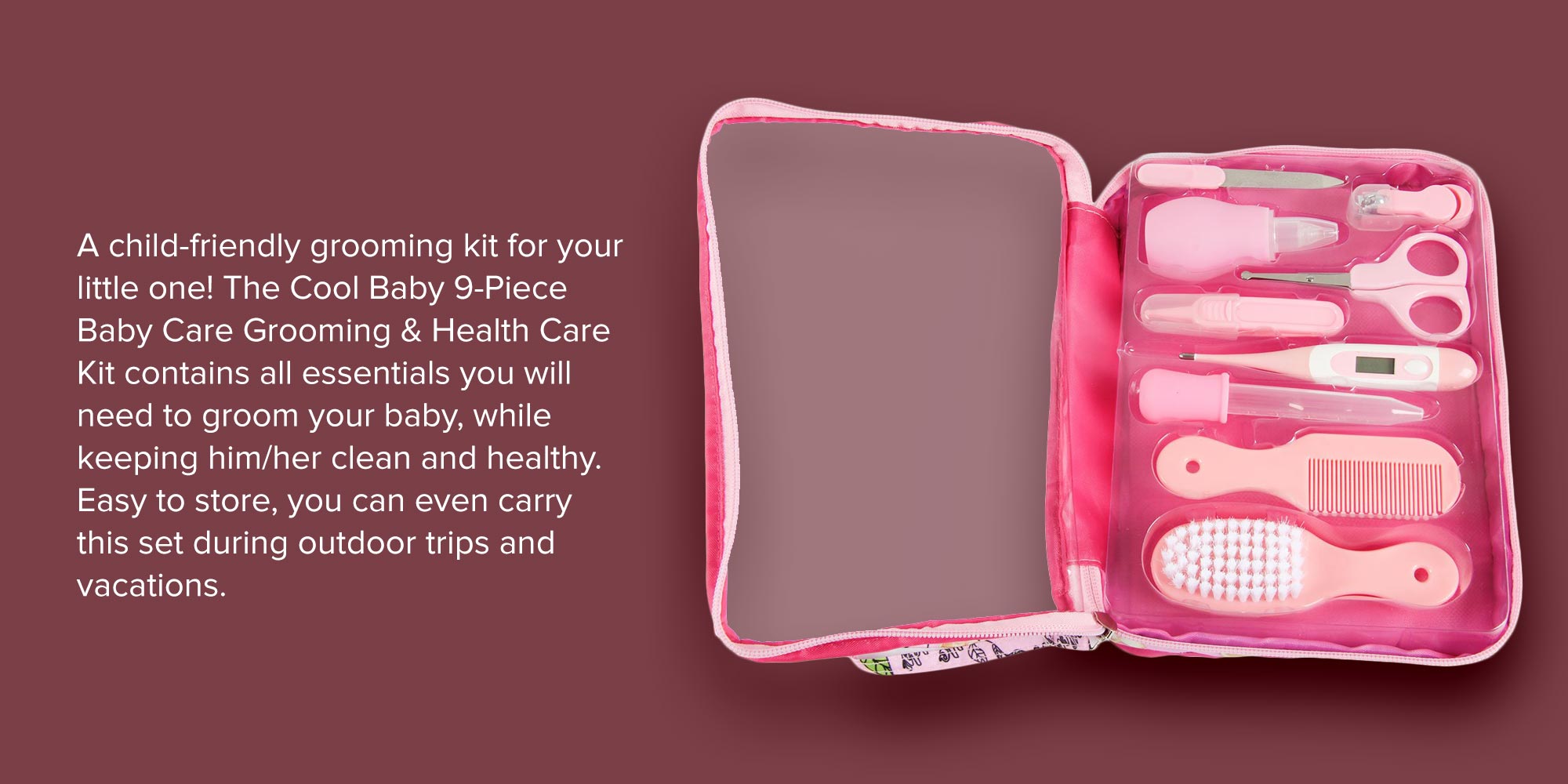 9-Piece Baby Care Grooming & Health Care Kit
