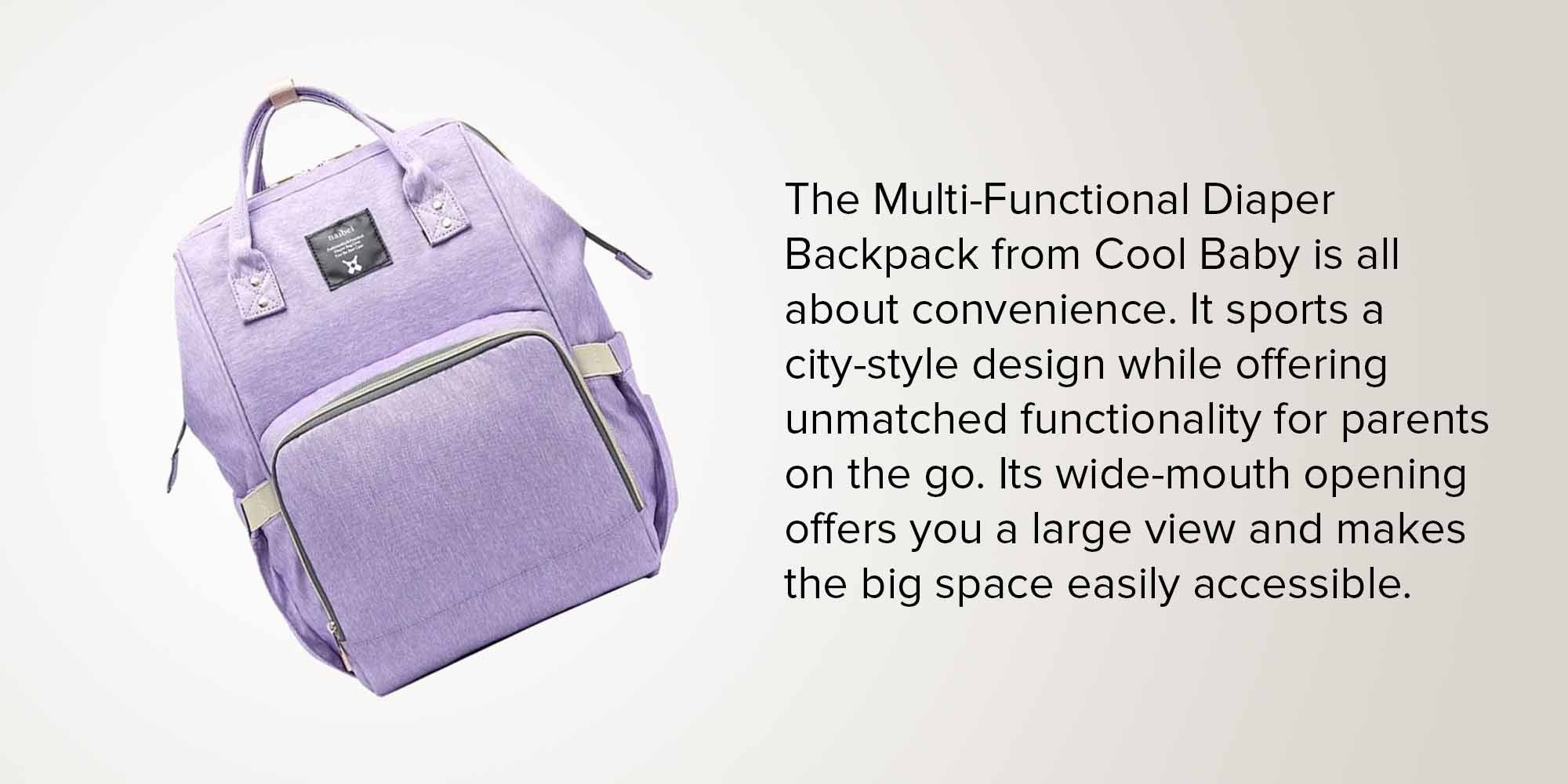 Multi-Functional Diaper Backpack