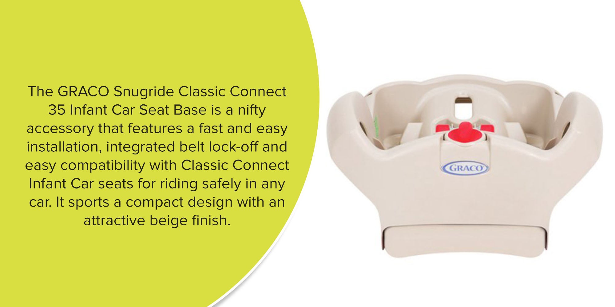 Snugride Classic Connect 35 Infant Car Seat Base - Beige