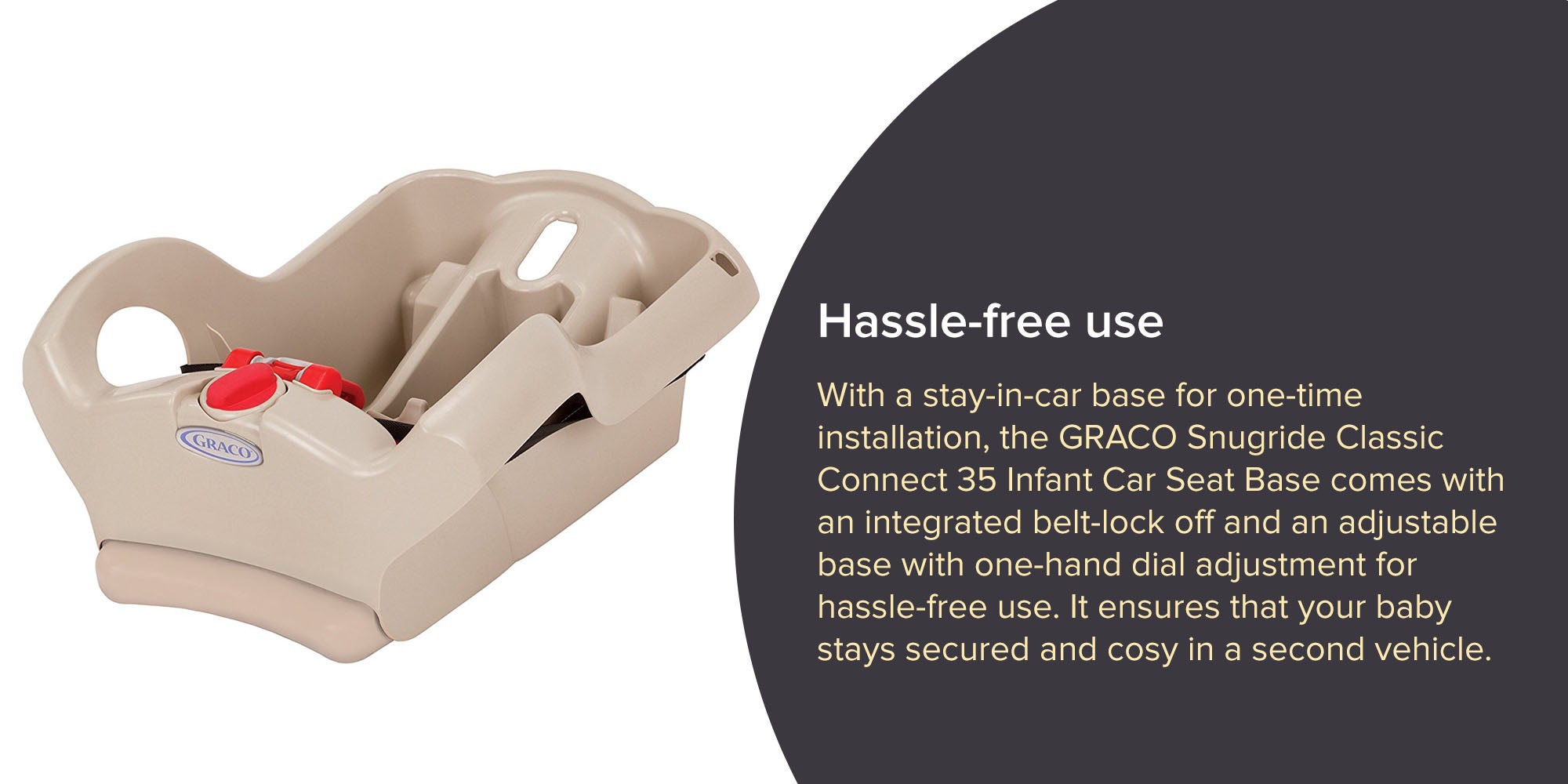 Snugride Classic Connect 35 Infant Car Seat Base - Beige