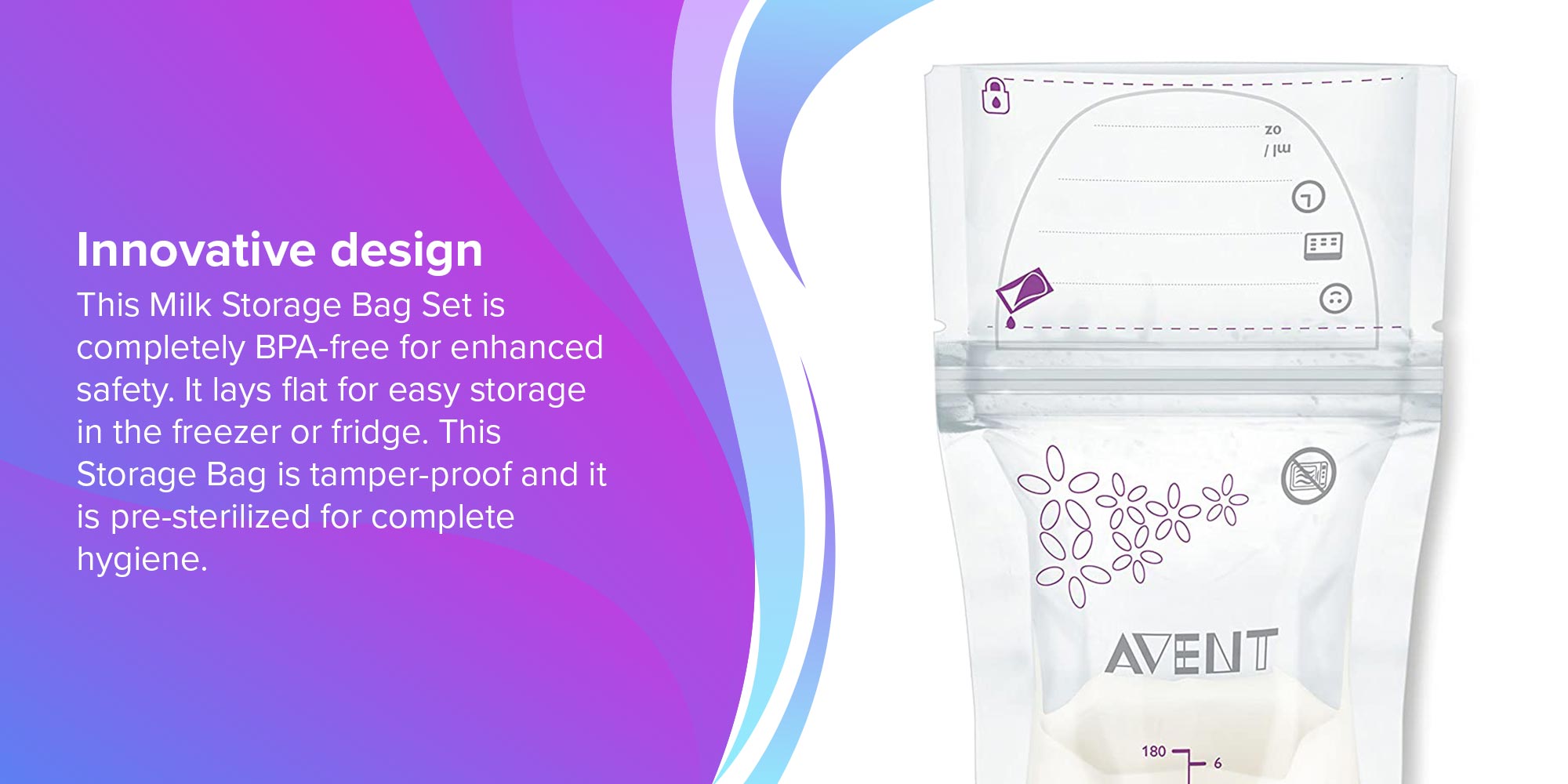 25-Piece Milk Storage Bag Set