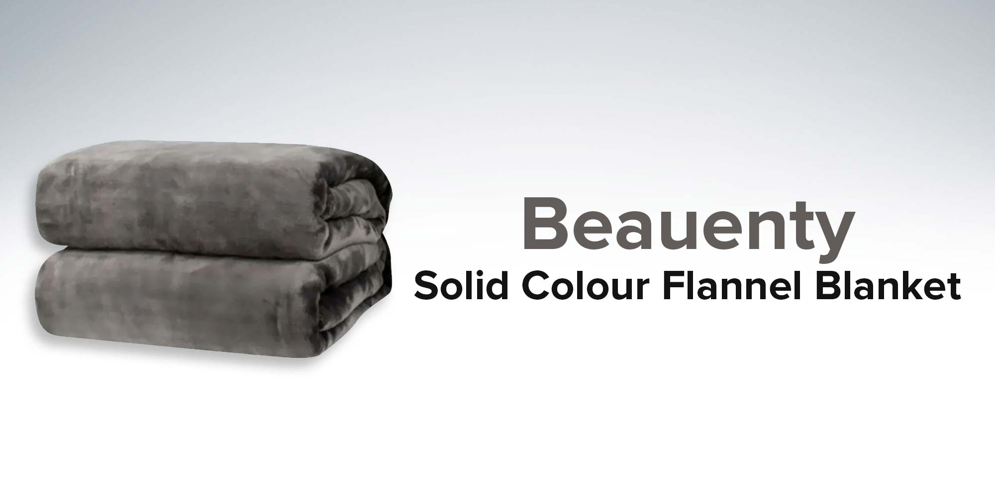 Flannel Blanket Flannel Grey 200x230cm