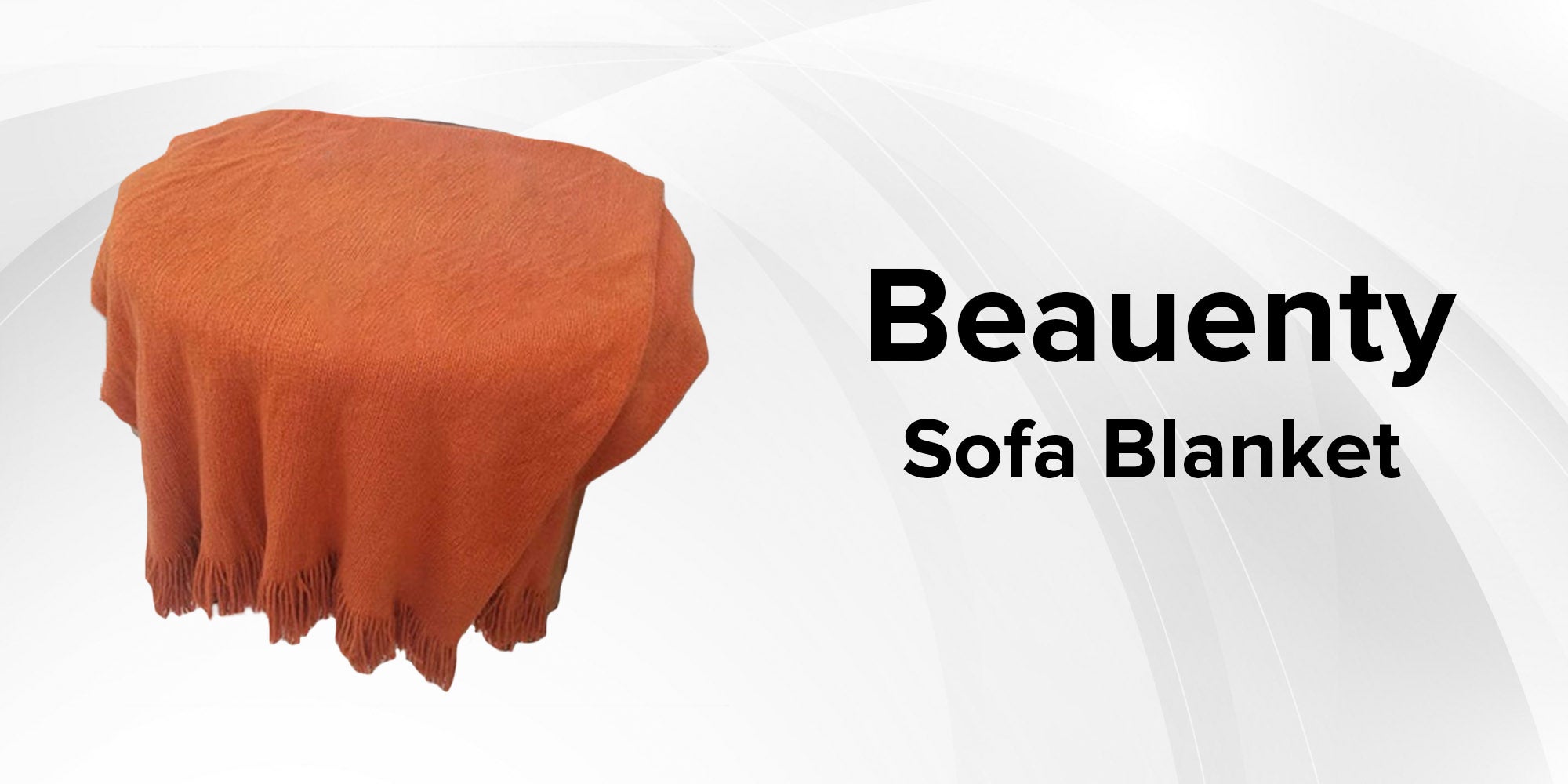 Sofa Blanket Combination Orange 127x173cm