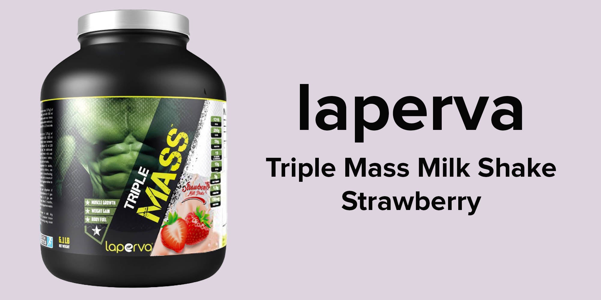 Triple Mass - Strawberry Milk Shake 6.1 LB