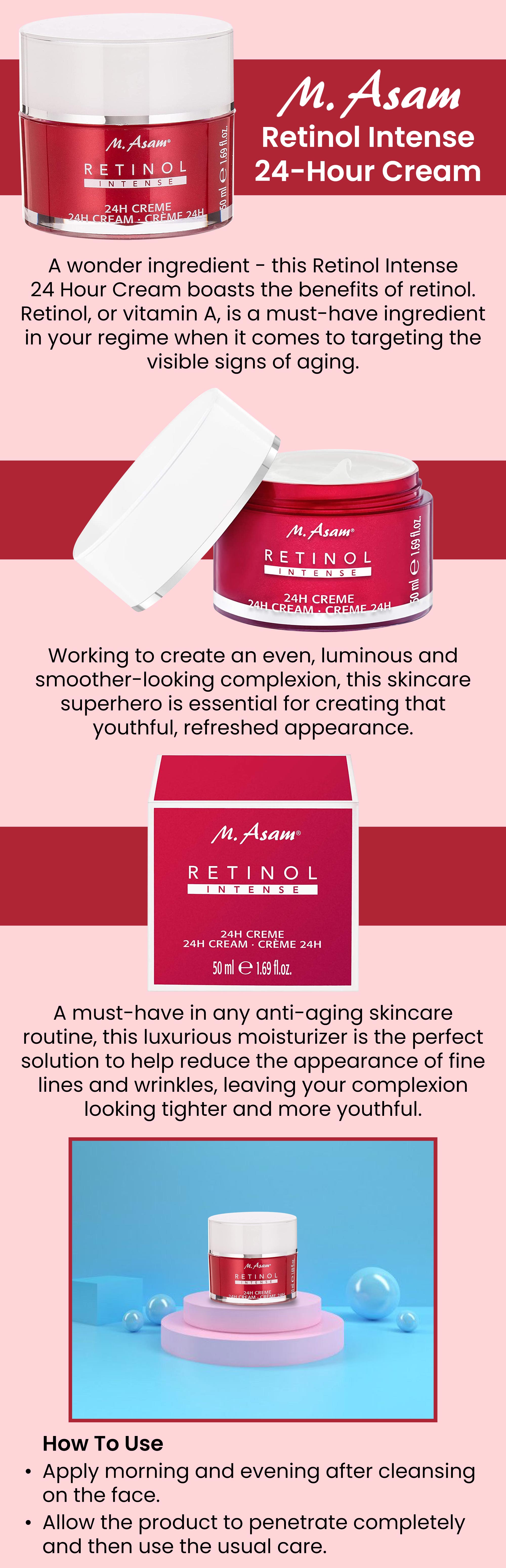 Retinol Intense 24-Hour Cream Red/White 50ml