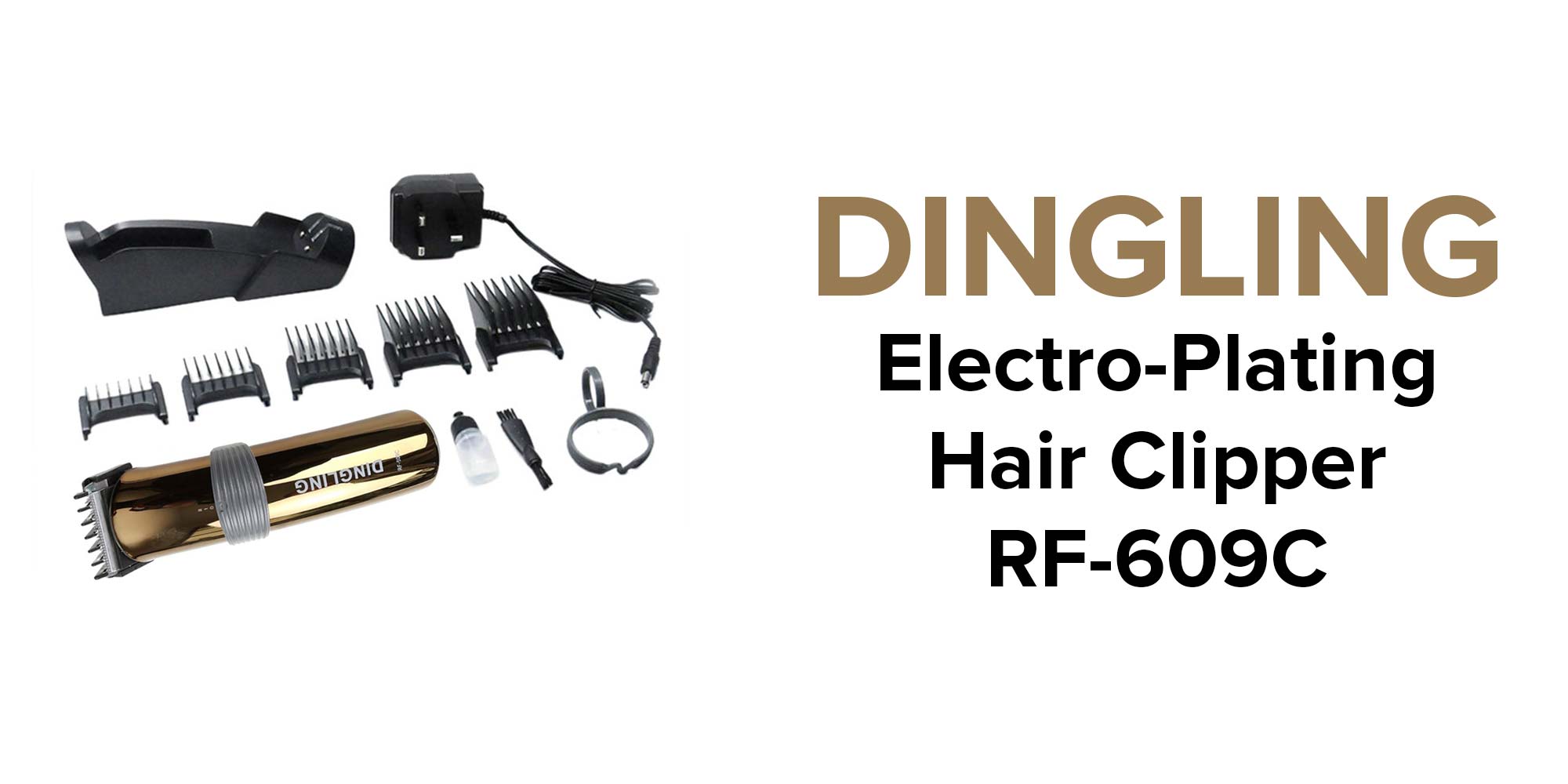 Professional Hair Clipper Black/Silver 46x44x43cm